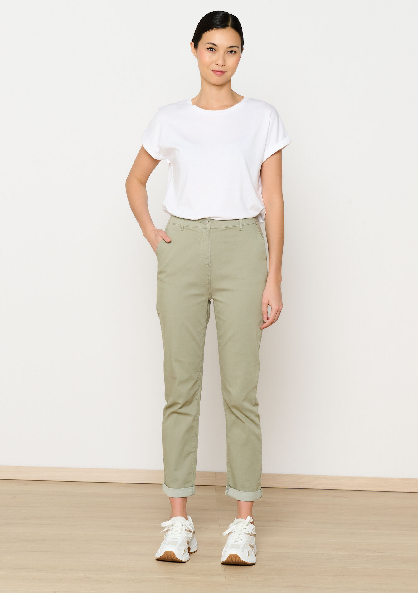 Pantalon chino, Pantalon chino - KHAKI FADED - 06004559_4326
