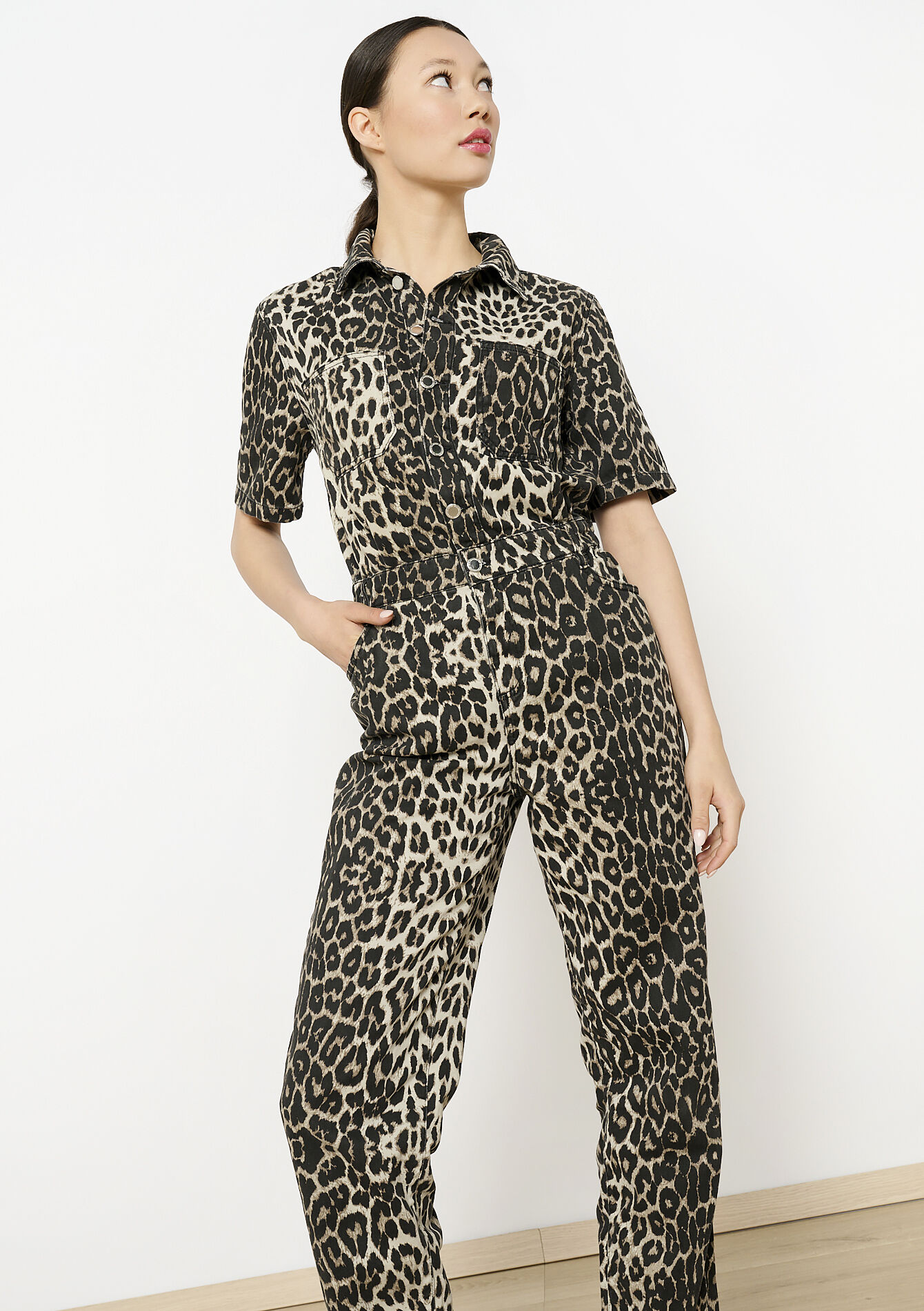 Jumpsuit met luipaardprint, Jumpsuit met luipaardprint - BLACK - 06004592_1119