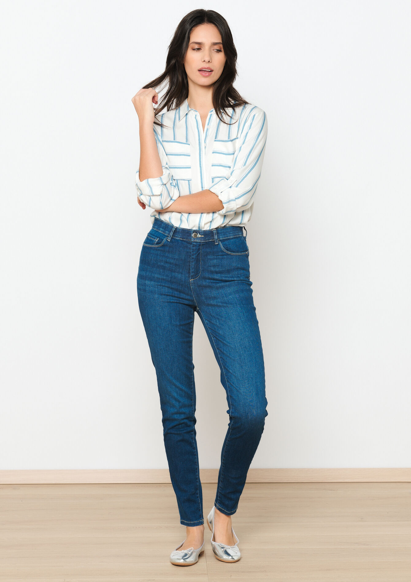 Multiple size slim jeans, Multiple size slim jeans - DARK BLUE - 22000501_0501