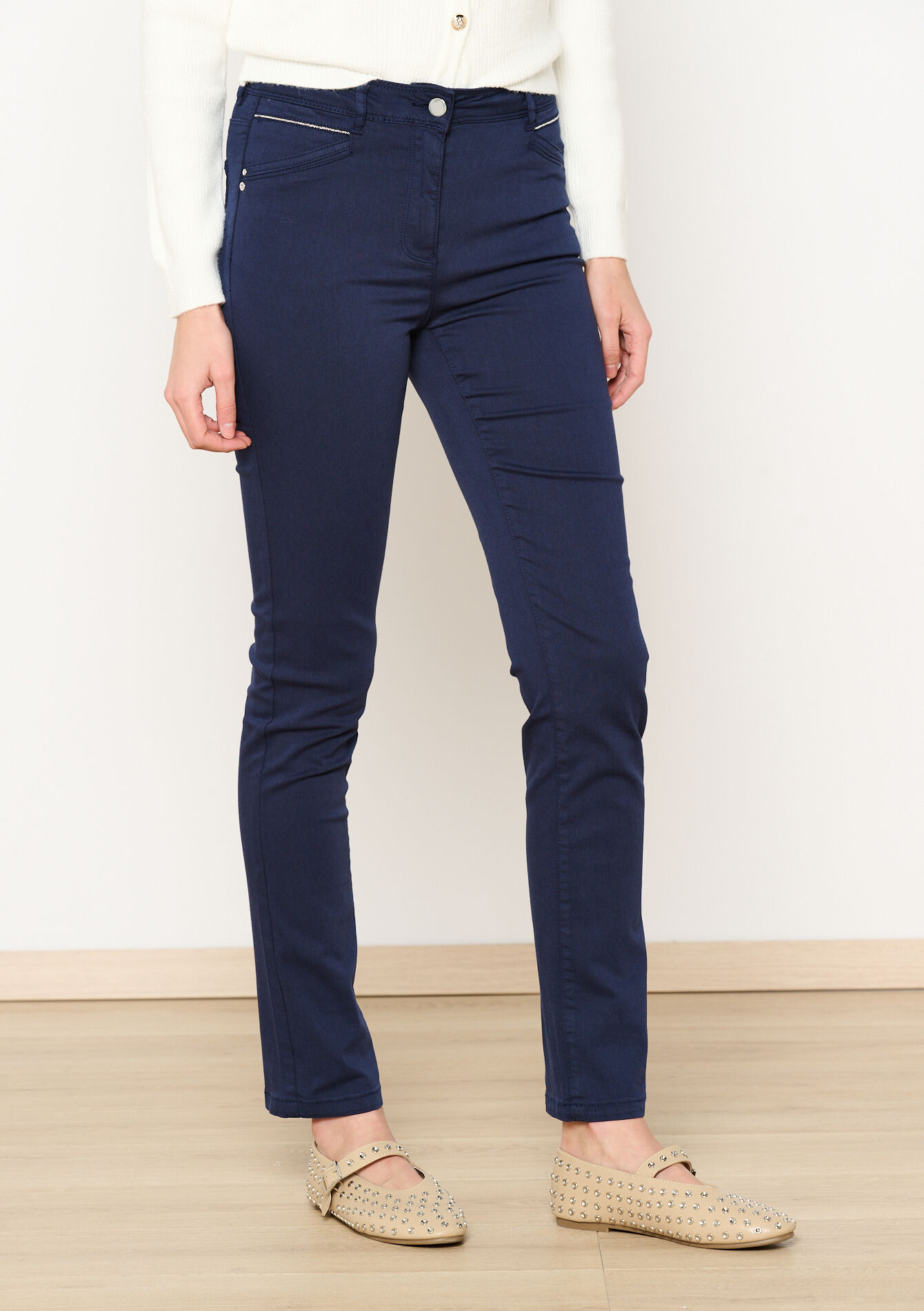 Pantalon slim - NAVY BASIC - 06004562_2723
