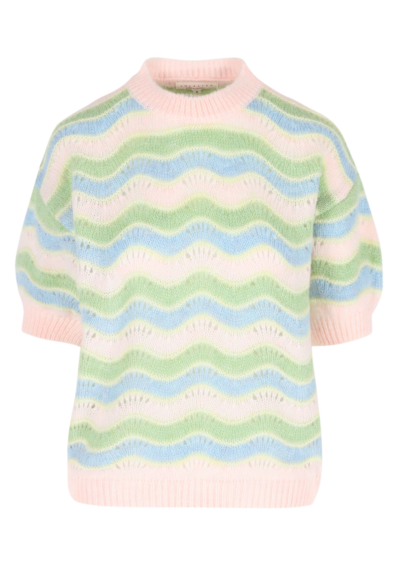 Pullover with color block, Pullover with color block - NUDE PINK - 04006876_1301
