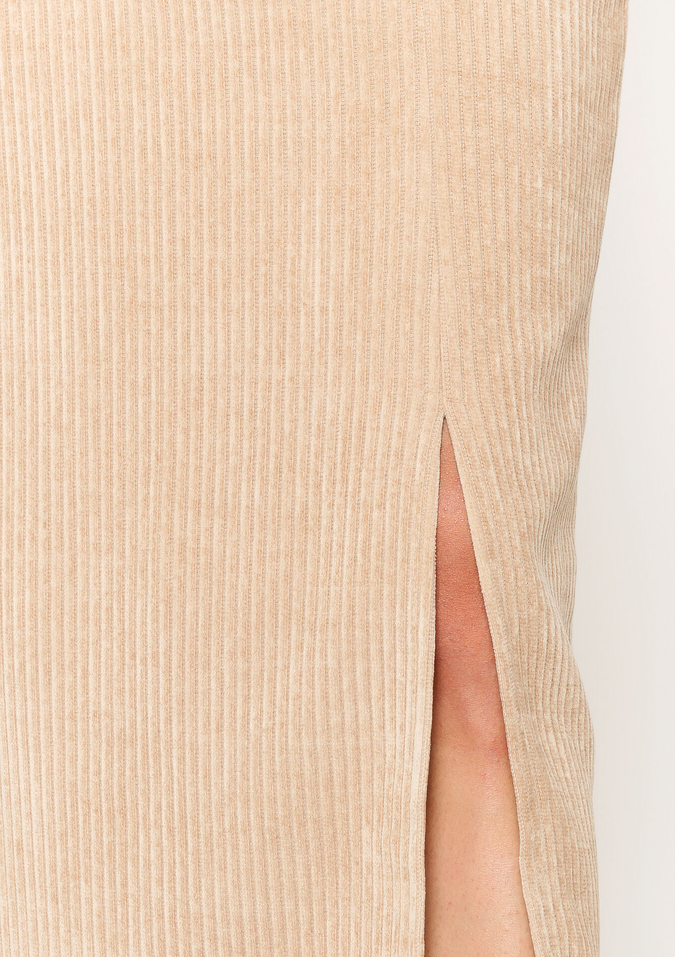 Corduroy rok, Corduroy rok - LT BEIGE - 07101289_2527