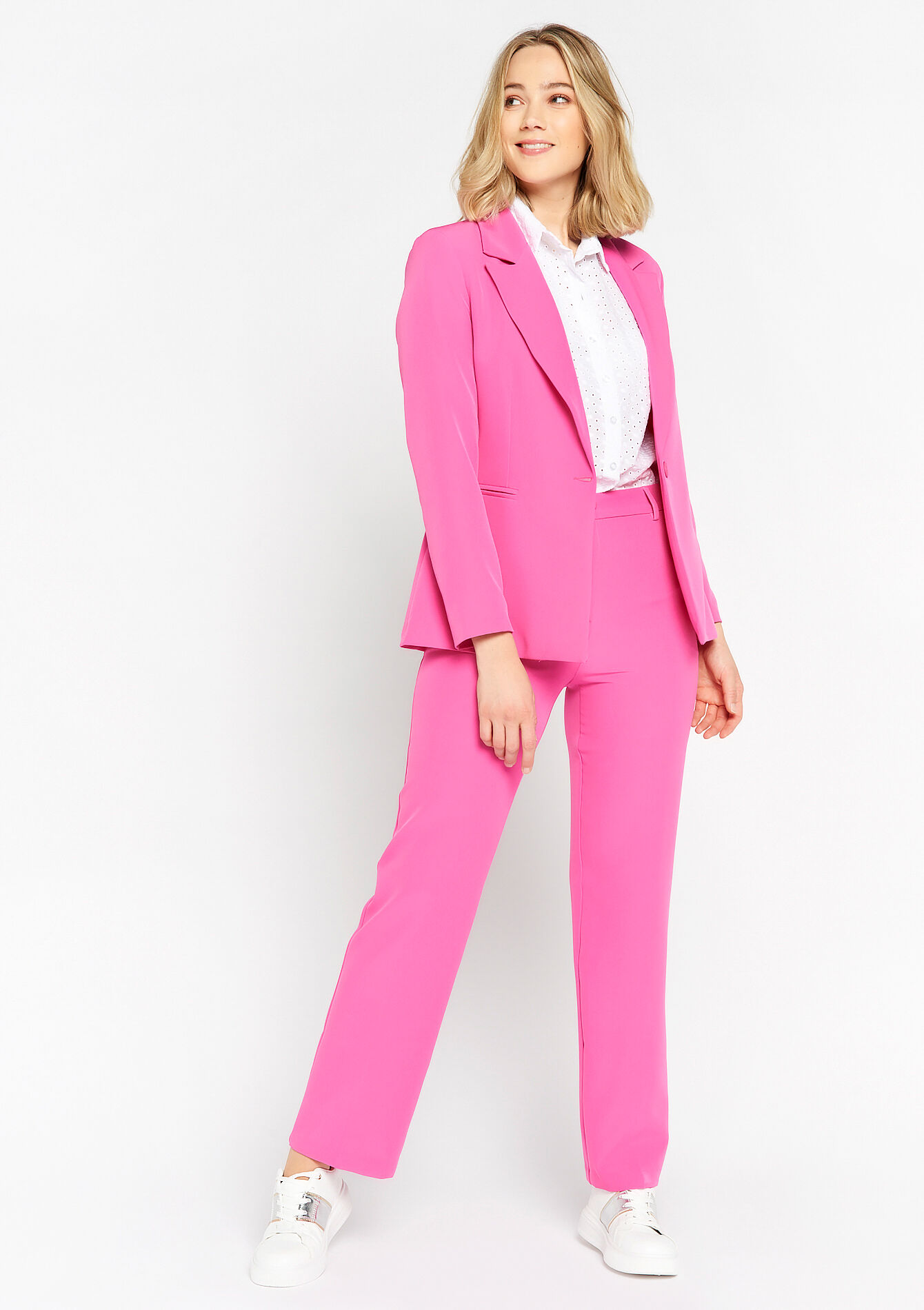 Suiting broek, Suiting broek - PINK BEGONIA - 06100505_5700