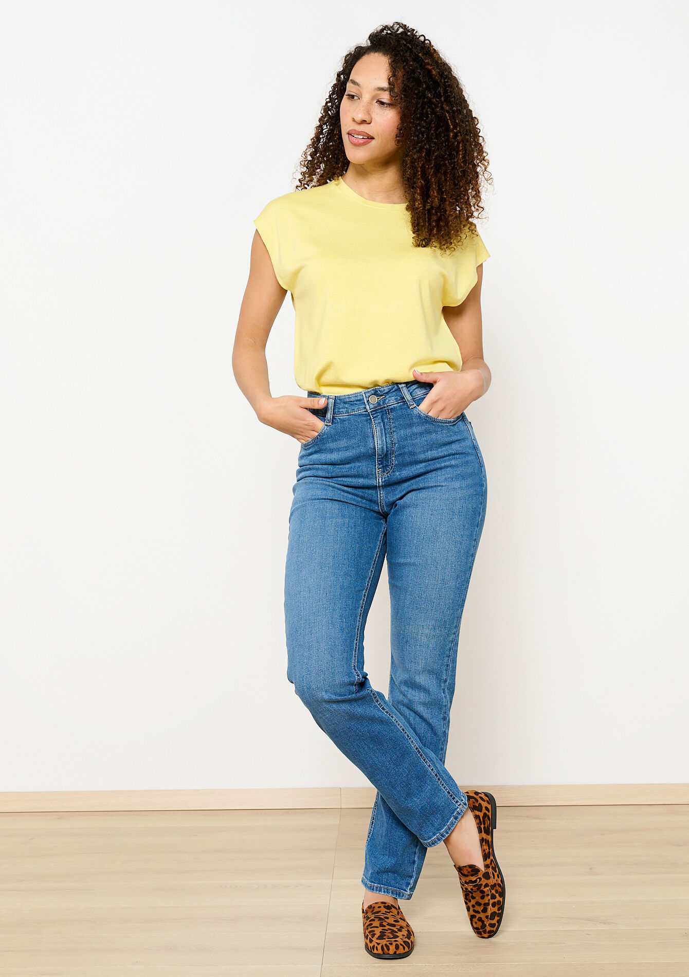 Light sleeveless sweater, Light sleeveless sweater - YELLOW PASTEL - 04006777_5004