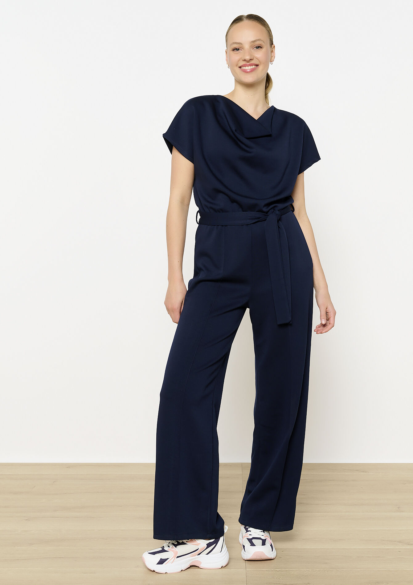 Combinaison en tissu sweat, Combinaison en tissu sweat - NAVY BASIC - 06004612_2723