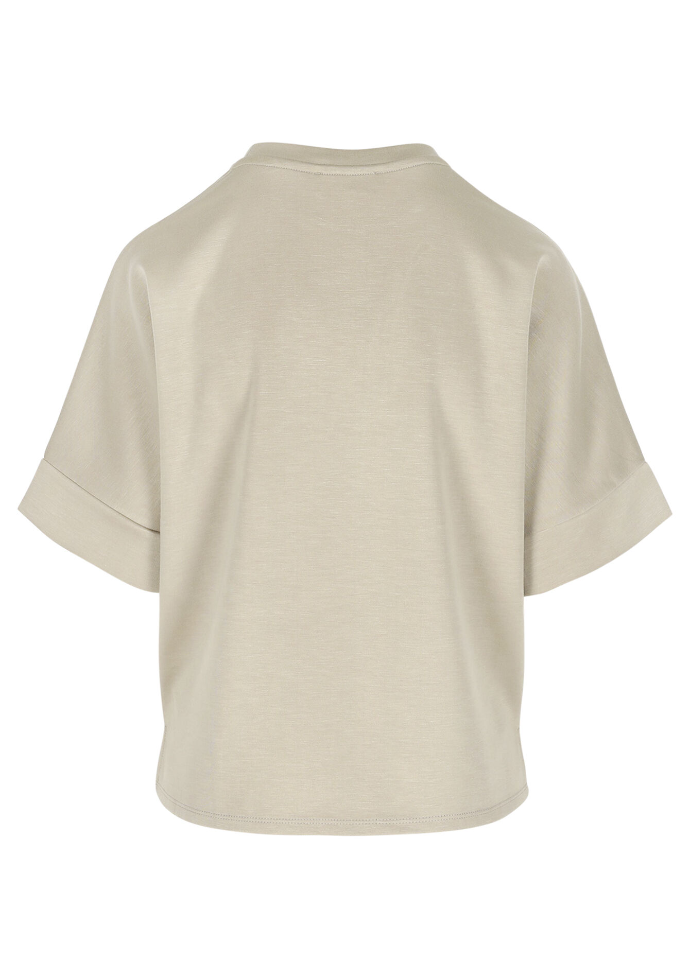 Modal T-shirt met ronde hals, Modal T-shirt met ronde hals - TAUPE - 15100407_1021