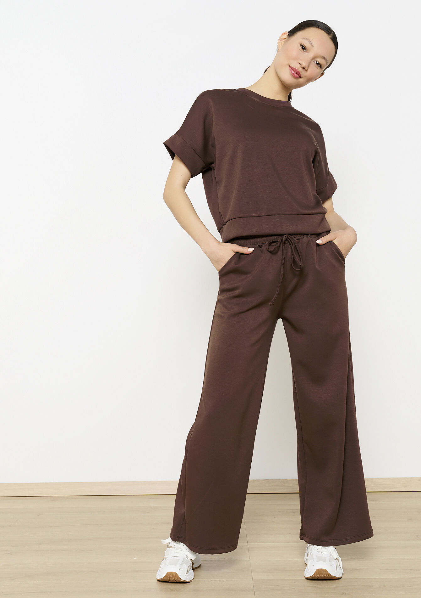 Sweatshirt, Sweatshirt - CHOCOLATE - 15100315_3715