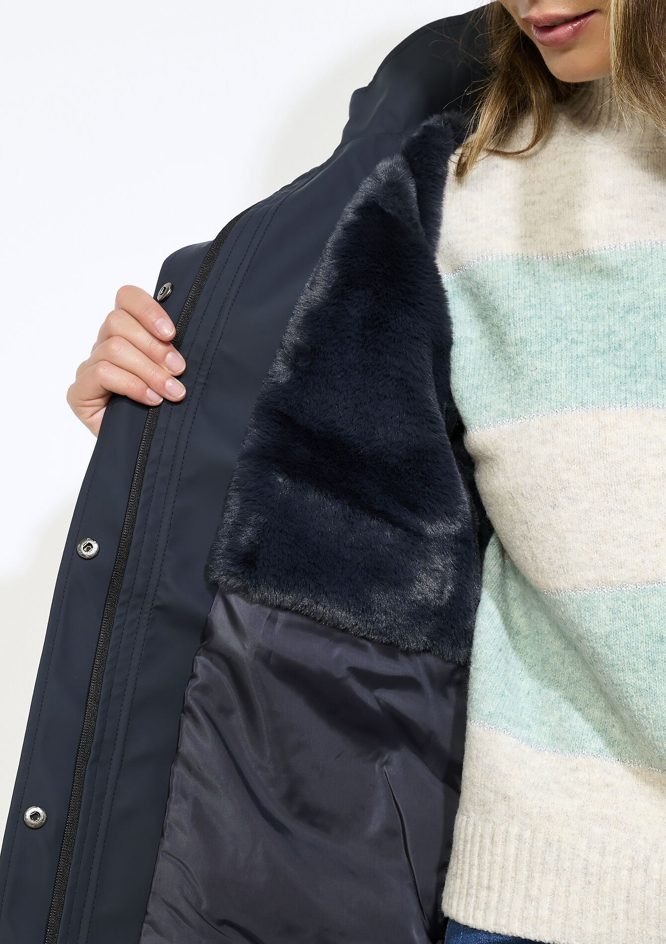 Waterdichte parka met kap - BLACK - 23000741_1119