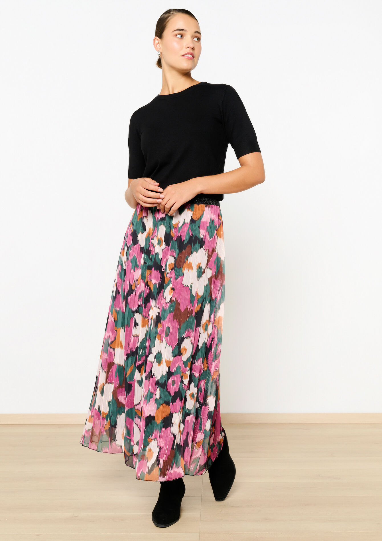 Trui met korte mouwen, Trui met korte mouwen - BLACK - 04006459_1119