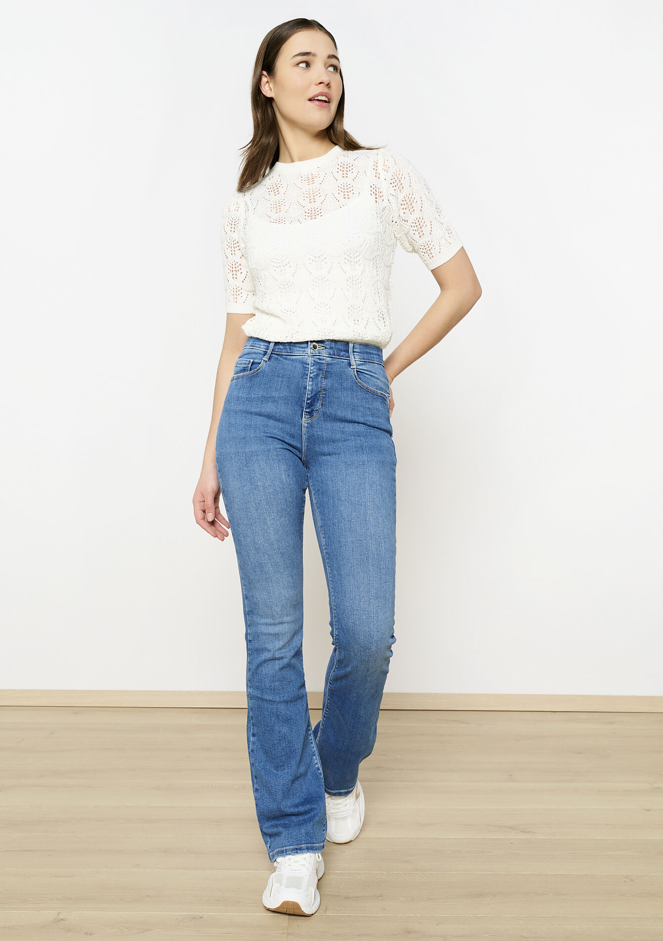 Jean bootcut multitaille, Jean bootcut multitaille - MEDIUM BLUE - 22000579_0500