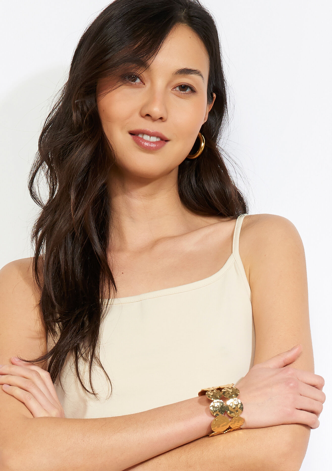 Top met fijne bandjes, Top met fijne bandjes - LT BEIGE - 02200524_2527