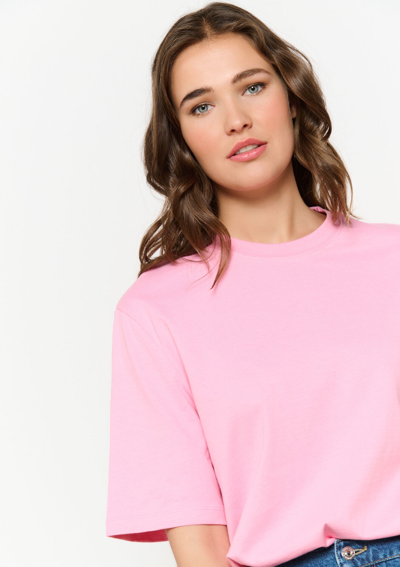 Jersey t-shirt, Jersey t-shirt - PINK BUBBLEGUM - 02301709_1477