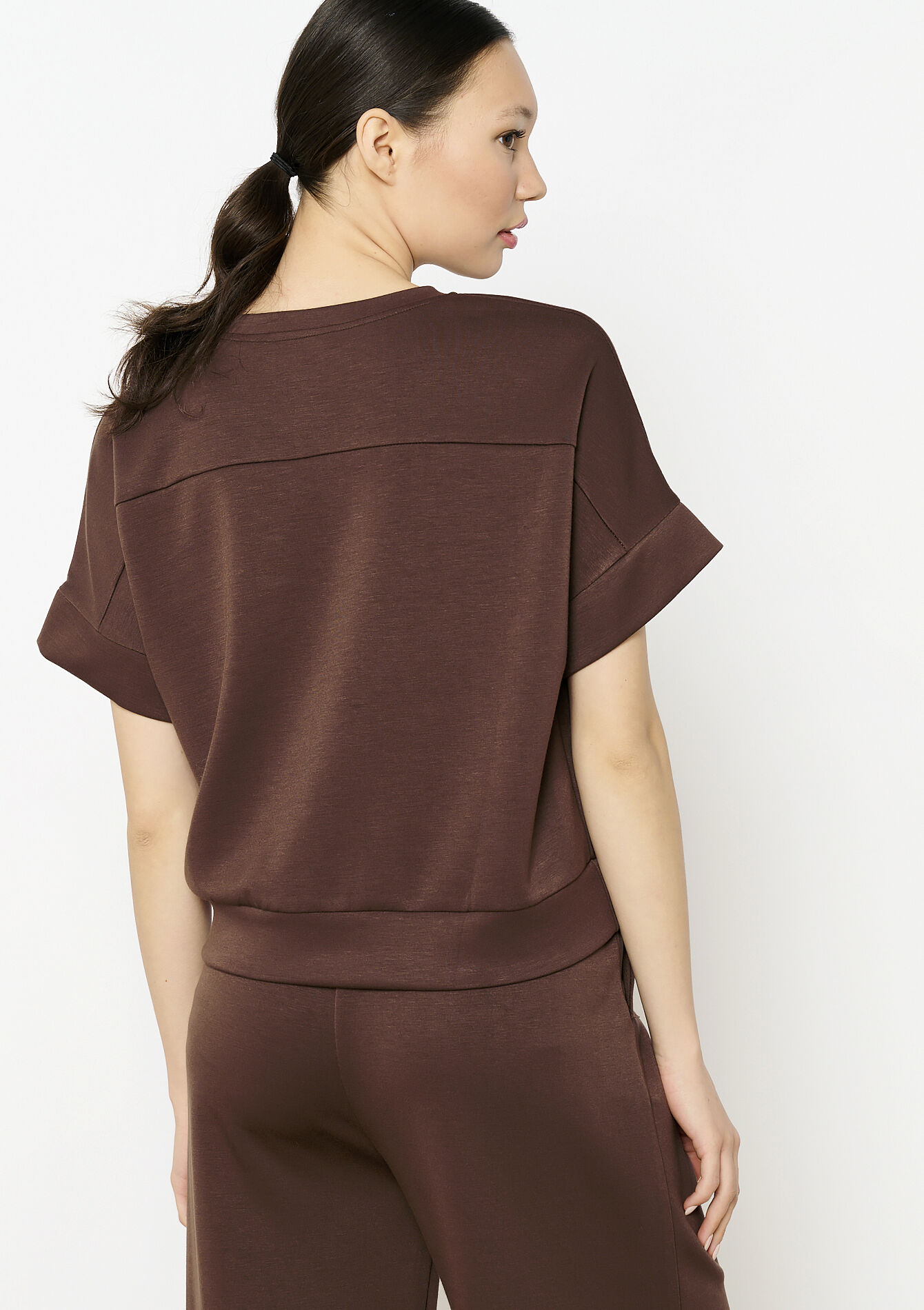 Sweatshirt, Sweatshirt - CHOCOLATE - 15100315_3715