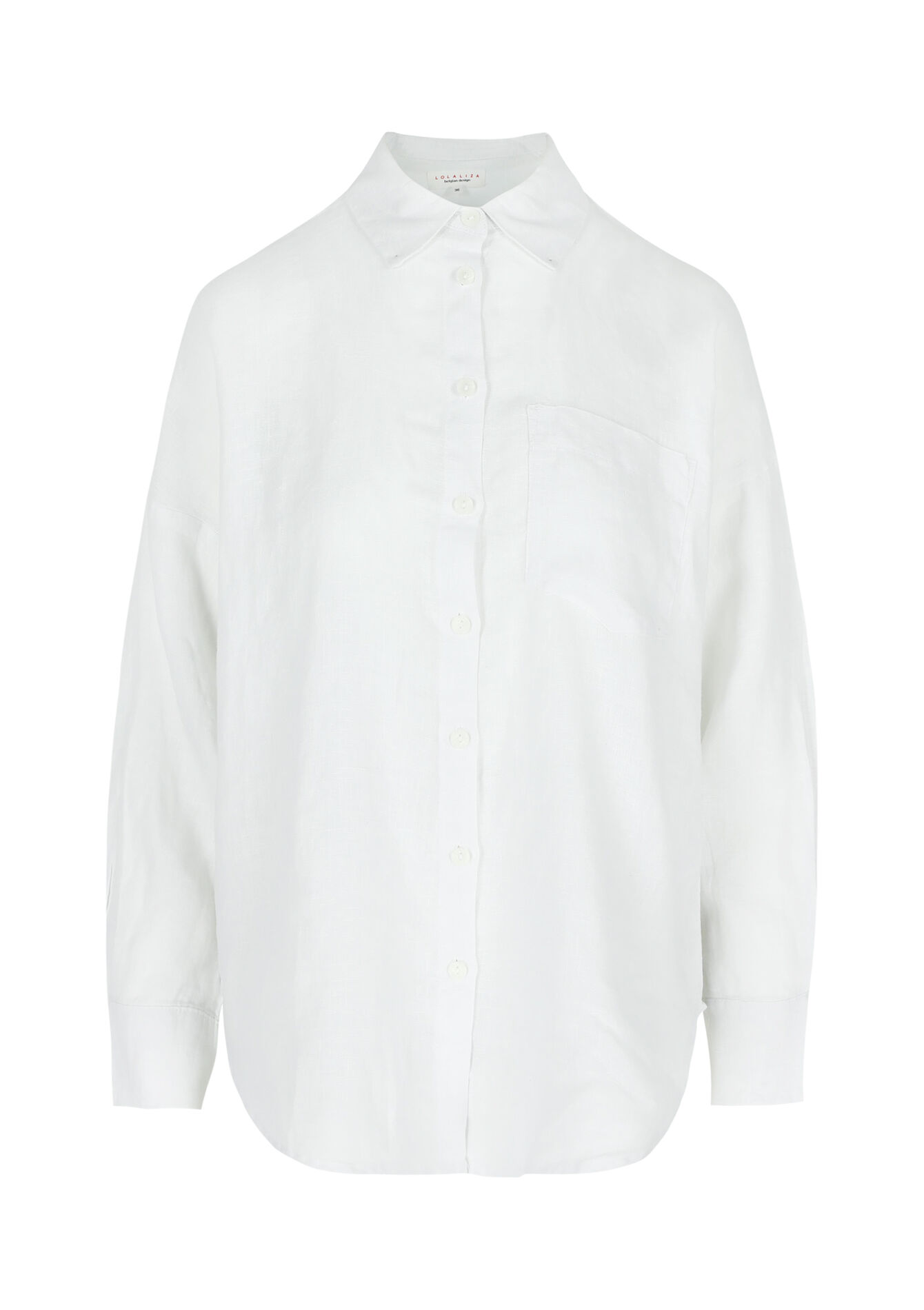 Linnen hemd - OPTICAL WHITE - 05702375_1019