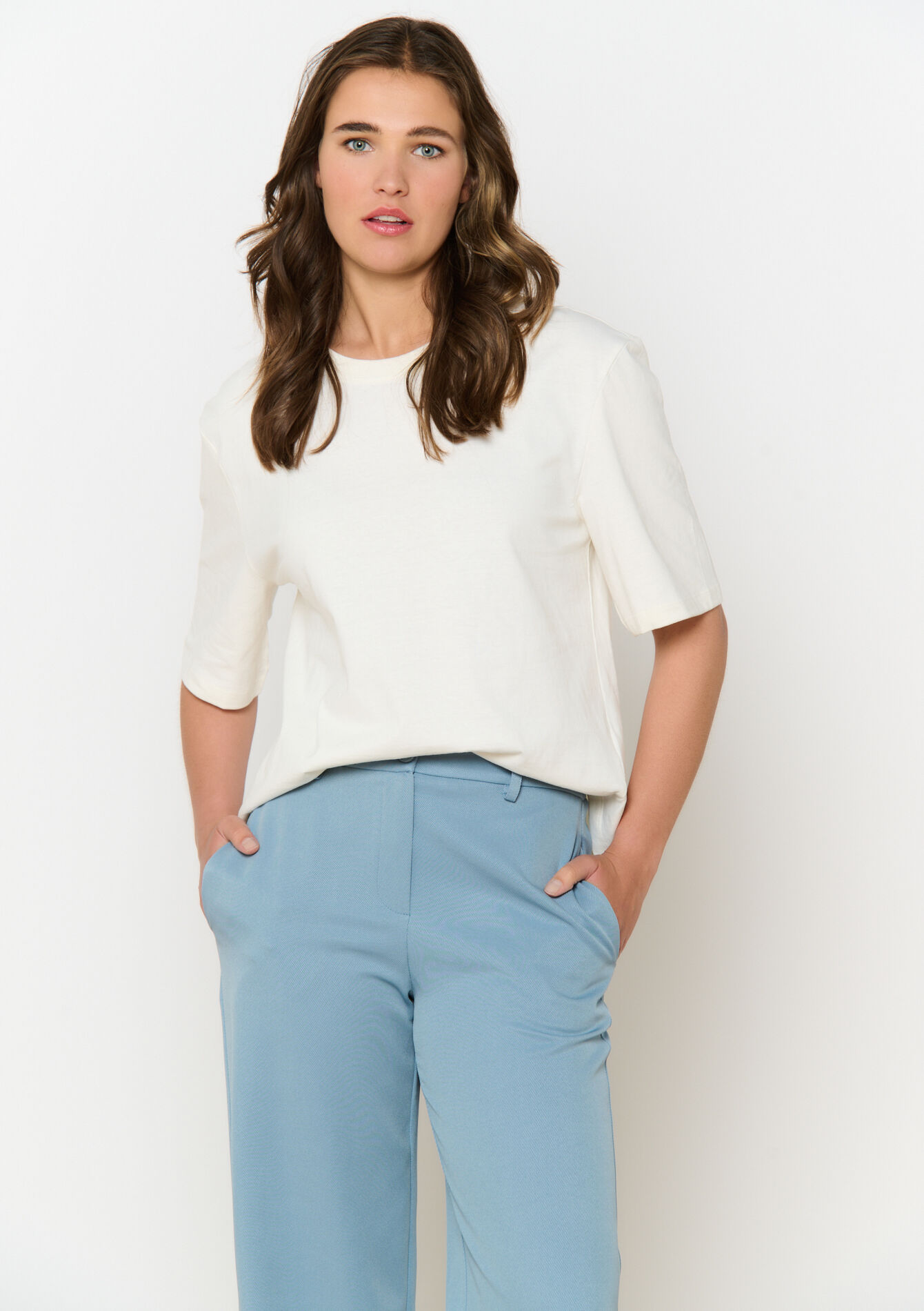 T-shirt en jersey, T-shirt en jersey - VANILLA WHITE - 02301709_1013