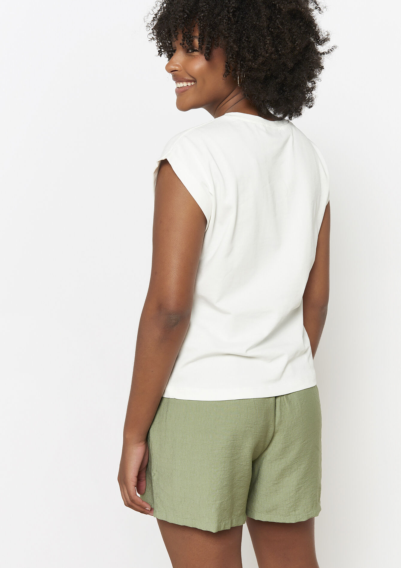 T-shirt à manches courtes, T-shirt à manches courtes - OFFWHITE - 02301695_1001