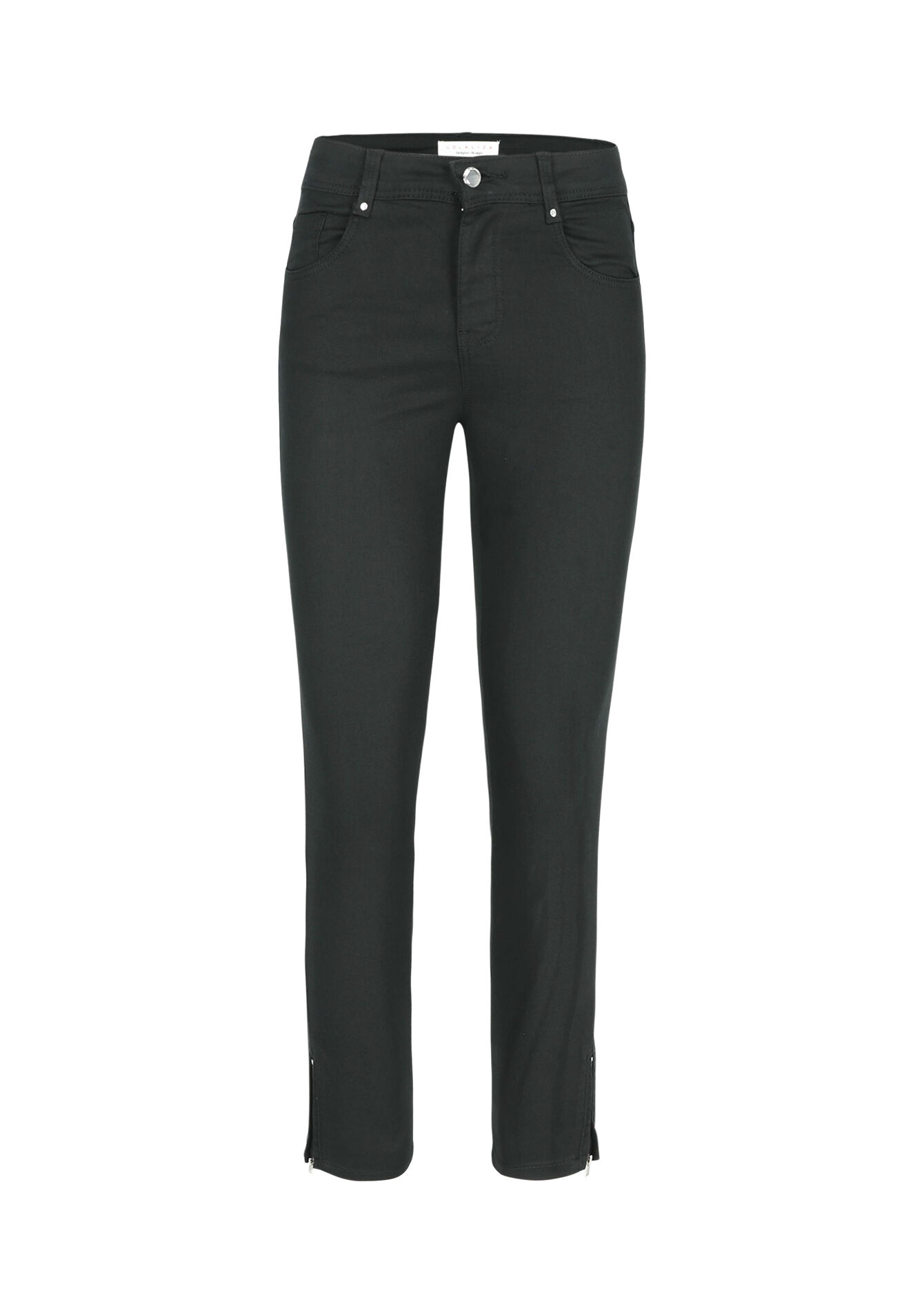 Slimfit broek - BLACK - 06004457_1119