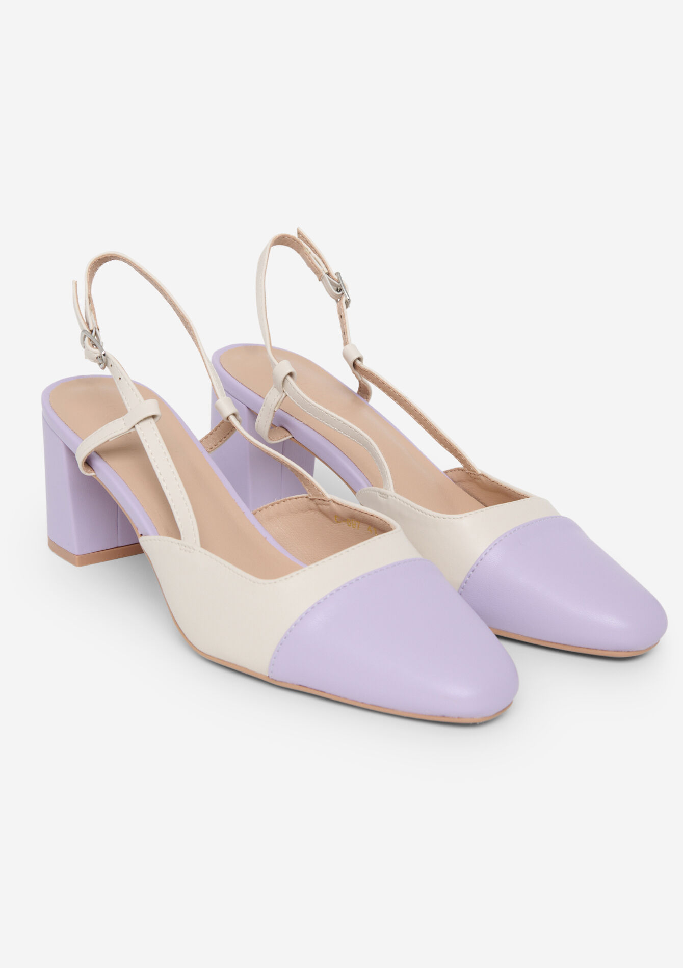 Pumps in imitation leather, Pumps in imitation leather - PASTEL LILAC - 13000793_1493