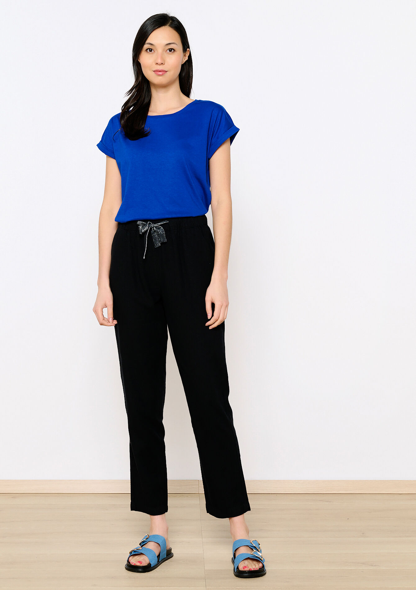 Basic T-shirt, Basic T-shirt - ELECTRIC BLUE - 02301630_1619