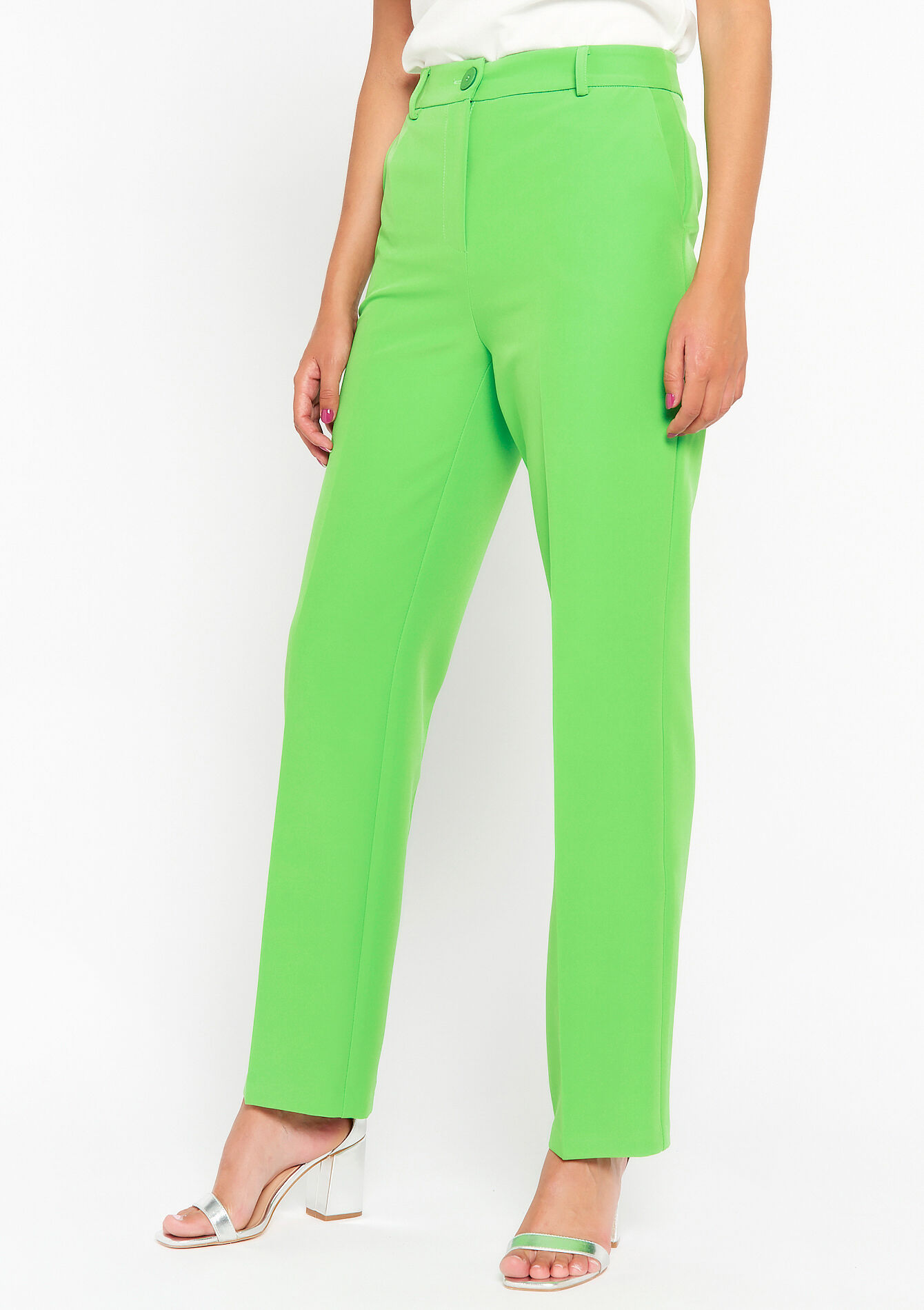 Suiting trousers, Suiting trousers - GREEN FRESH - 06100505_4617