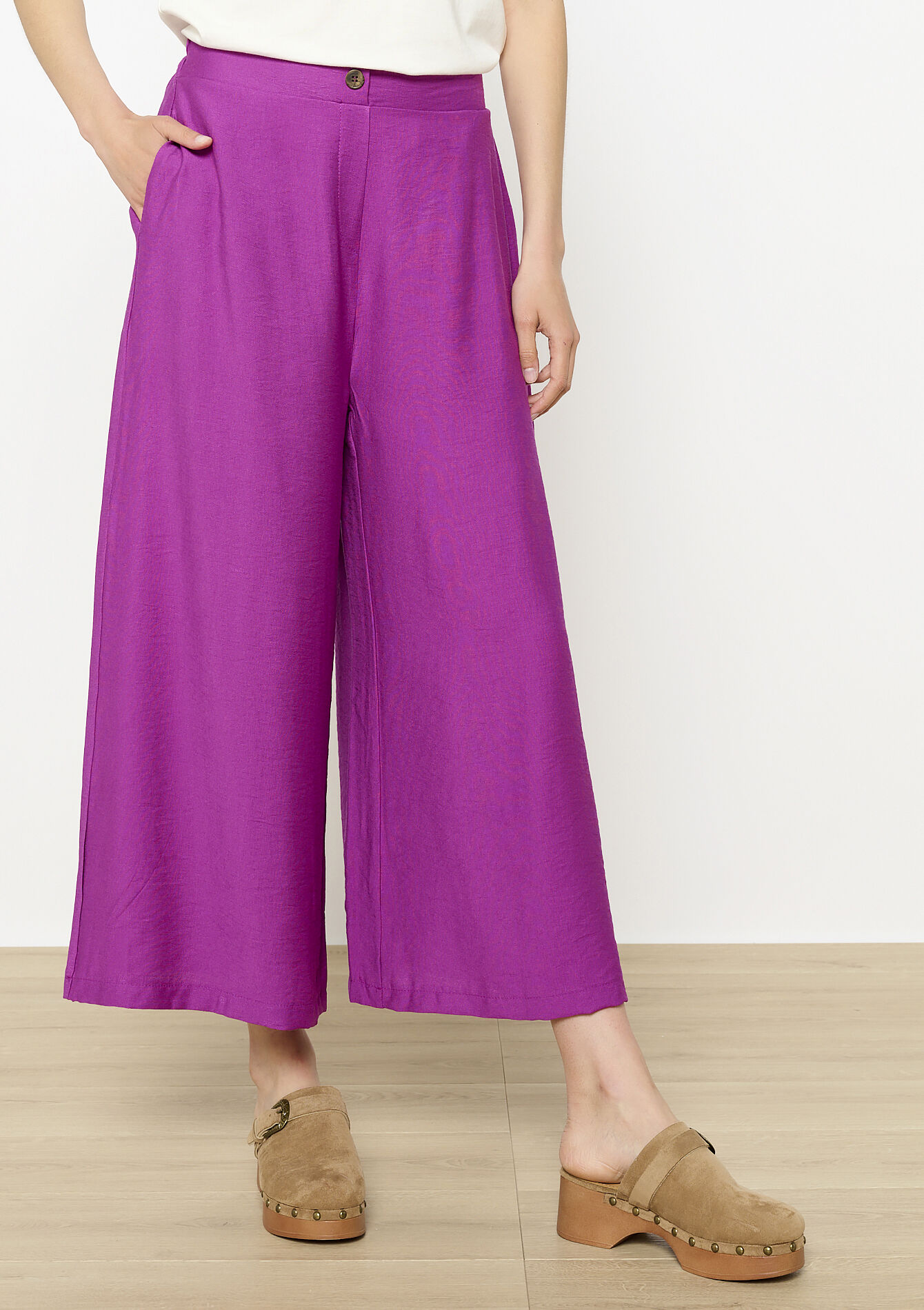 Wijde en luchtige broek - VIOLINE - 06600986_2576