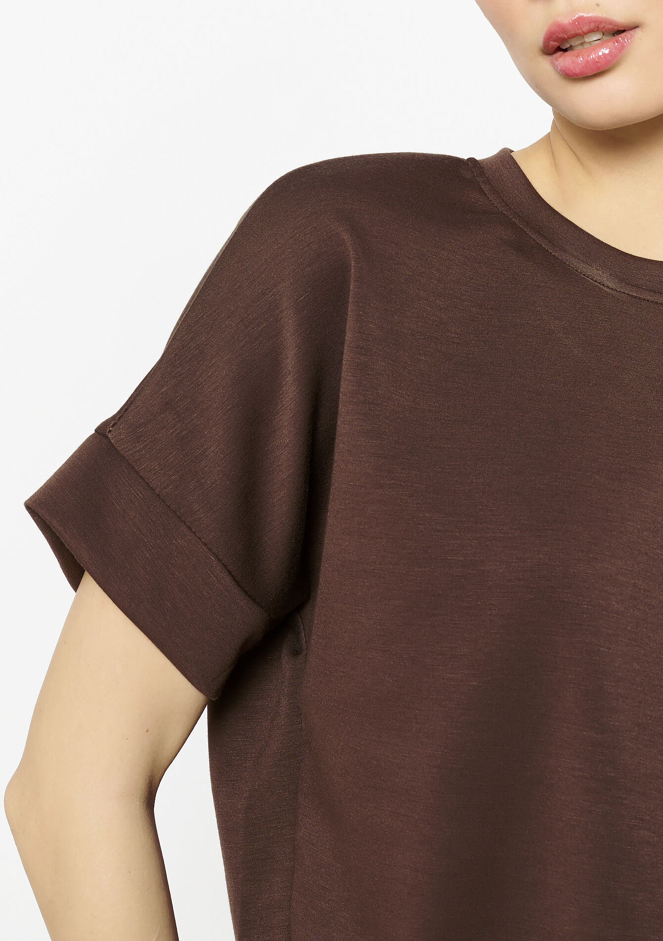 Sweatshirt, Sweatshirt - CHOCOLATE - 15100315_3715