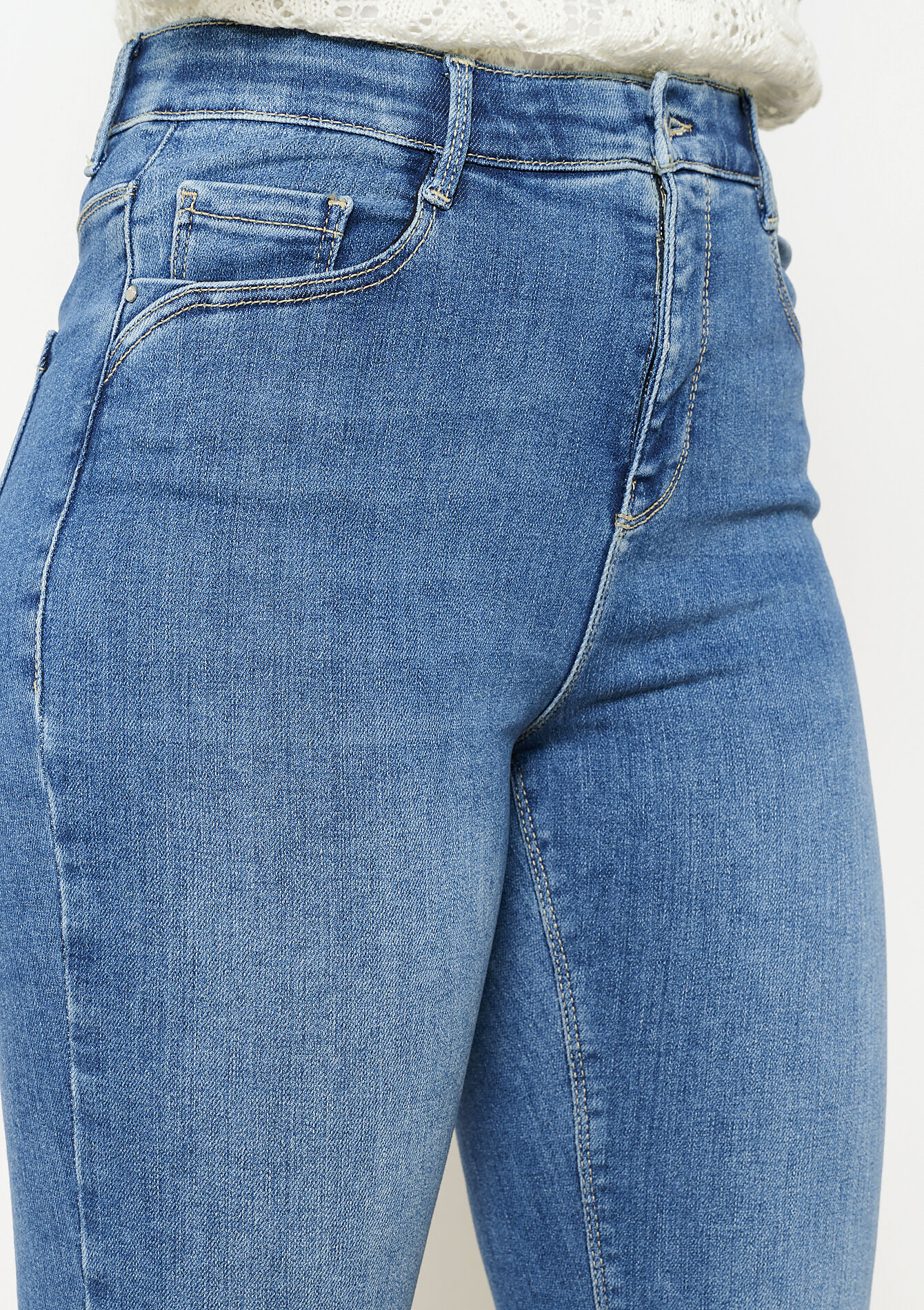 Jean bootcut multitaille, Jean bootcut multitaille - MEDIUM BLUE - 22000579_0500