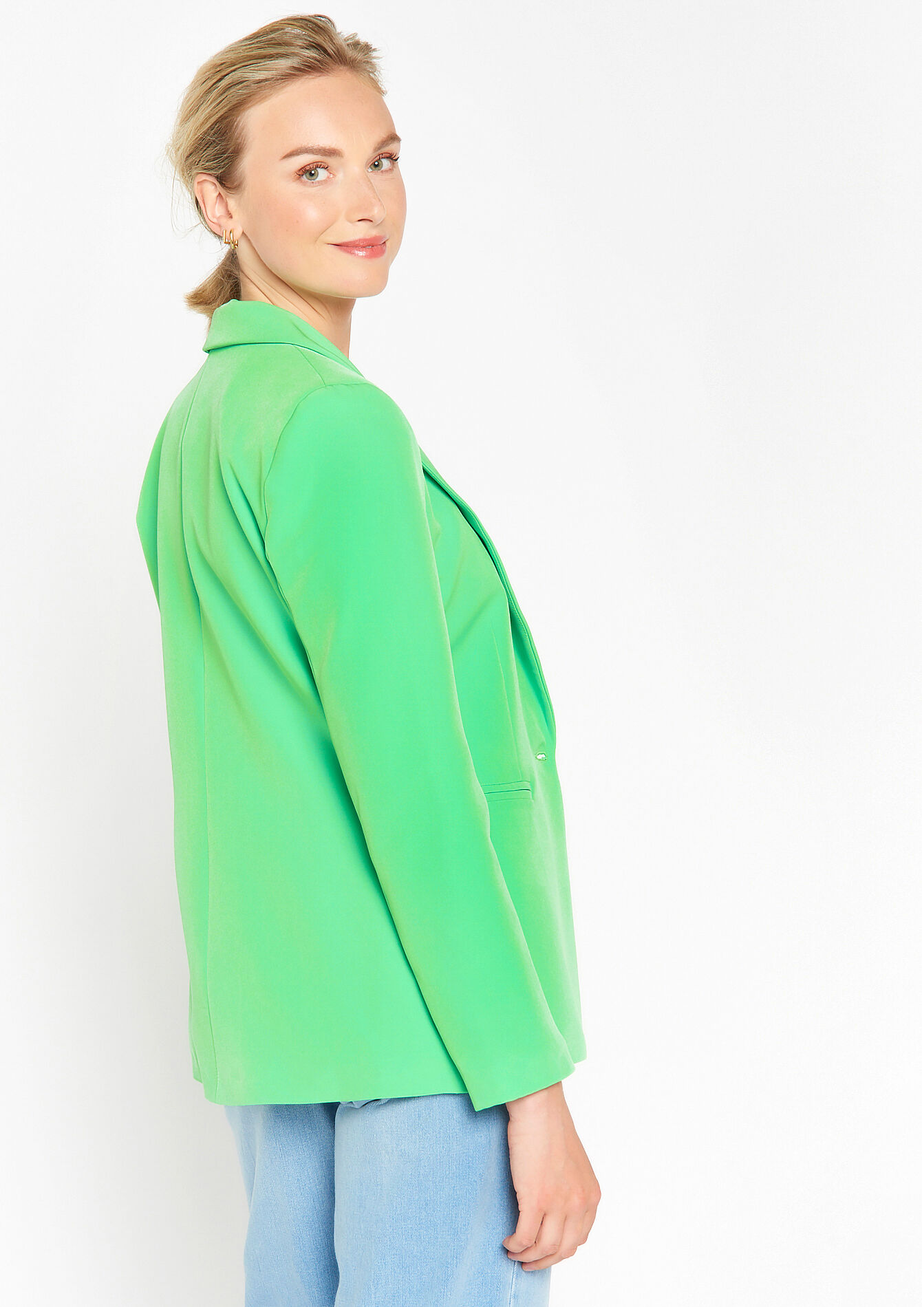Suiting blazer - LIGHT GREEN PASTEL - 09100749_1822