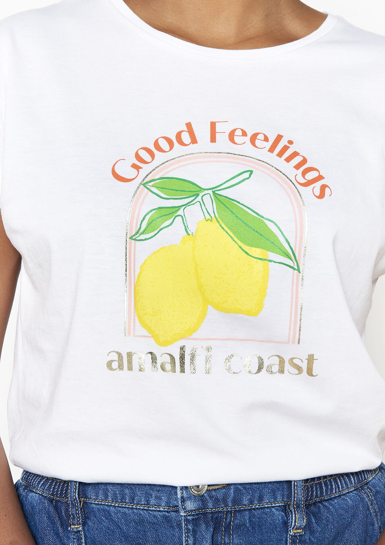 T-shirt met artwork, T-shirt met artwork - WHITE ALYSSUM - 02301643_2502