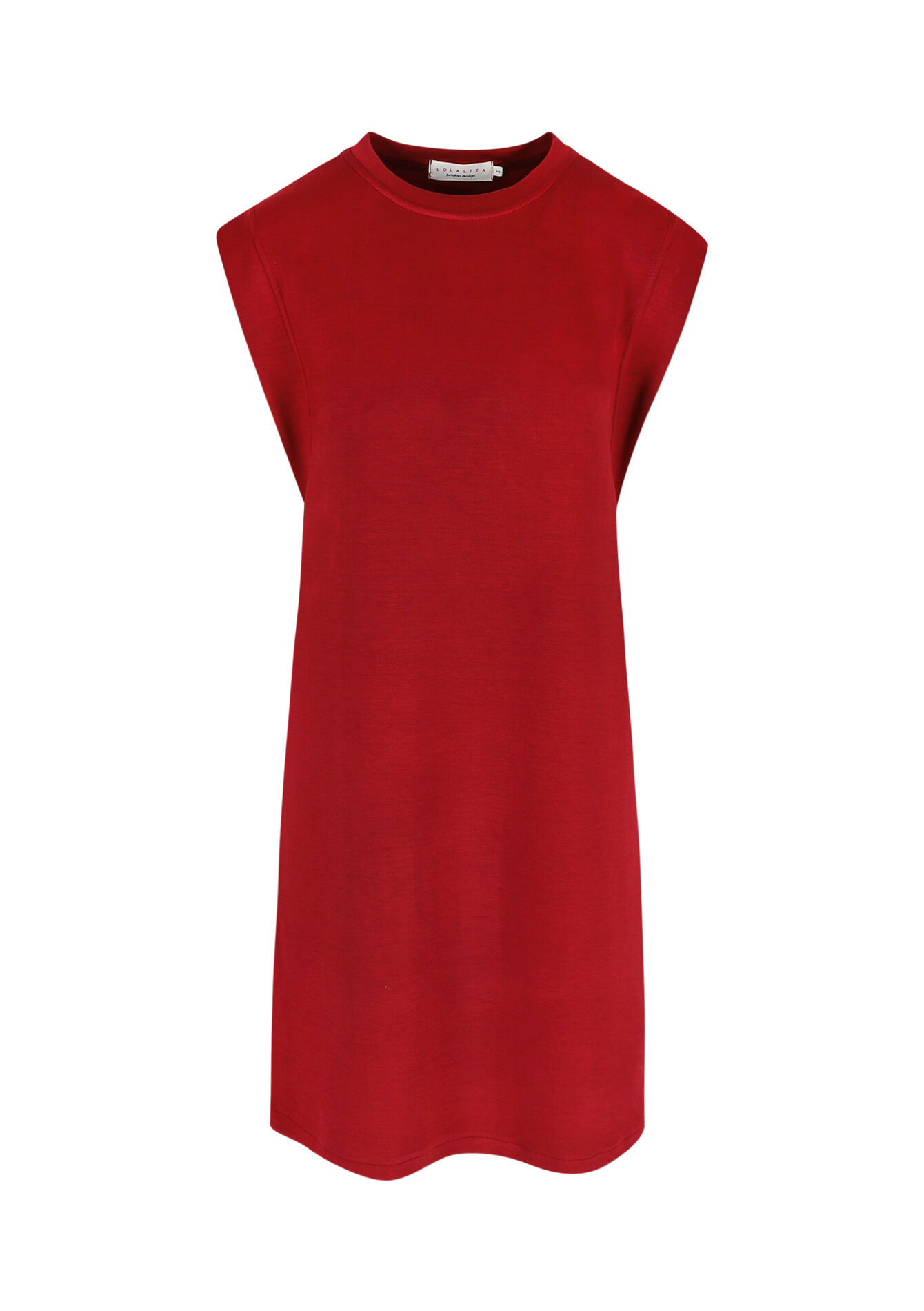 Mouwloze sweaterjurk, Mouwloze sweaterjurk - BORDEAU RED - 08103992_5507