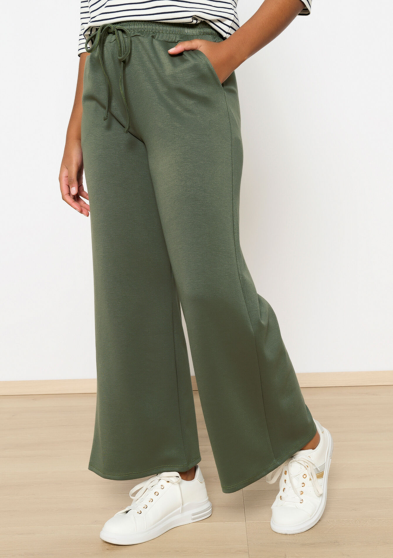 Basic trainingsbroek, Basic trainingsbroek - KHAKI FADED - 15100328_4326