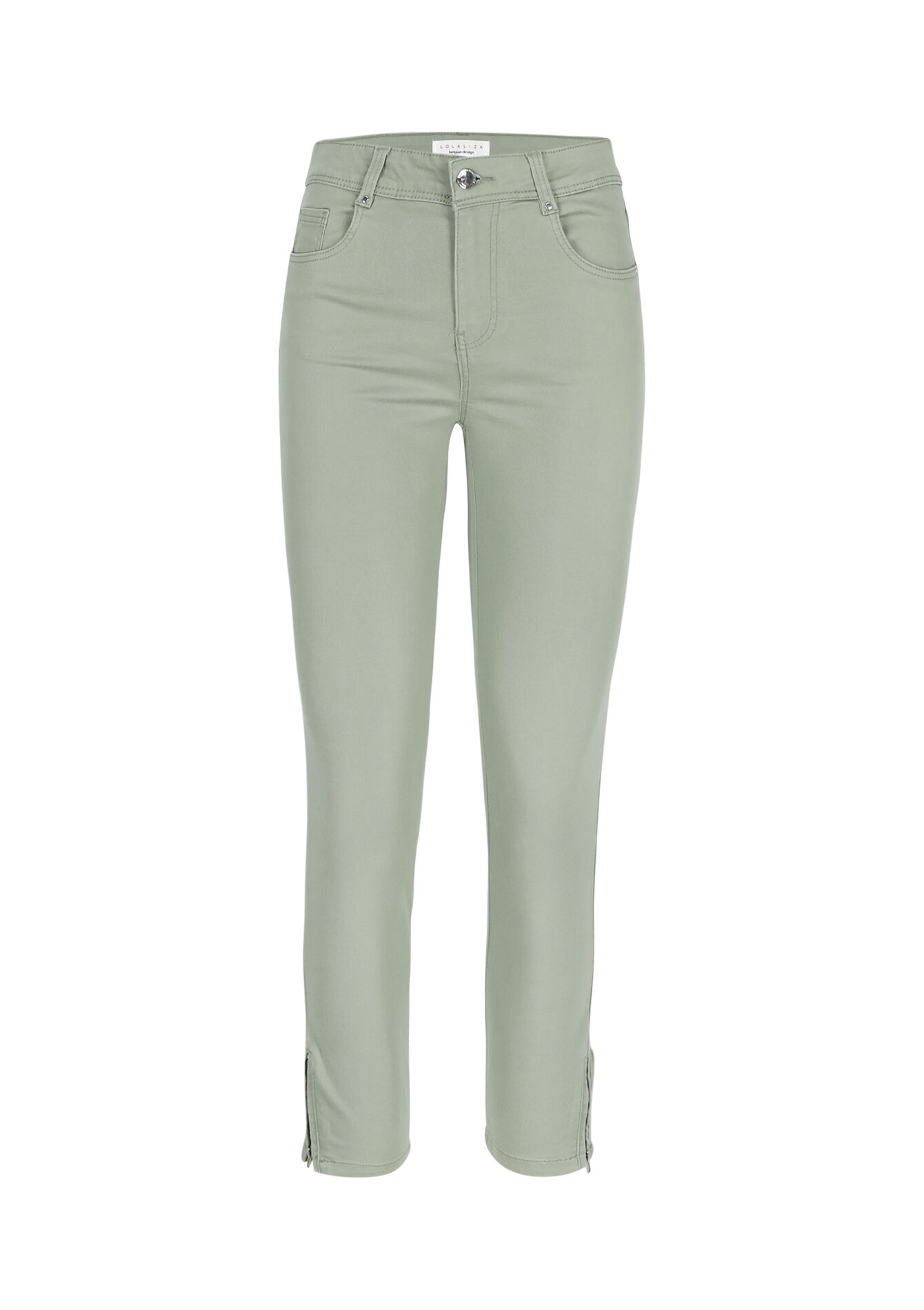 Pantalon coupe slim, Pantalon coupe slim - KHAKI FADED - 06004457_4326