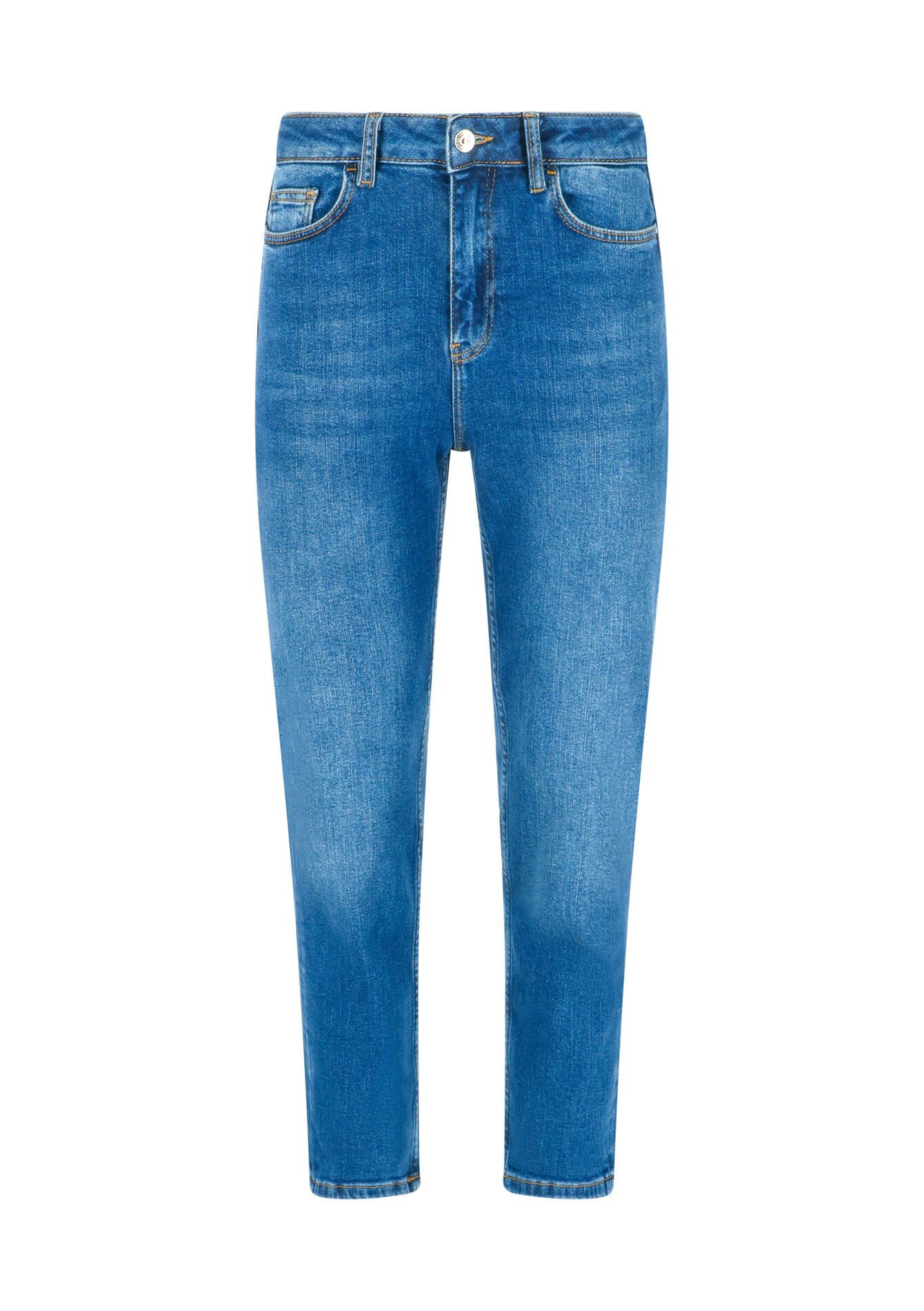 Rechte jeans, Rechte jeans - MEDIUM BLUE - 22000491_0500