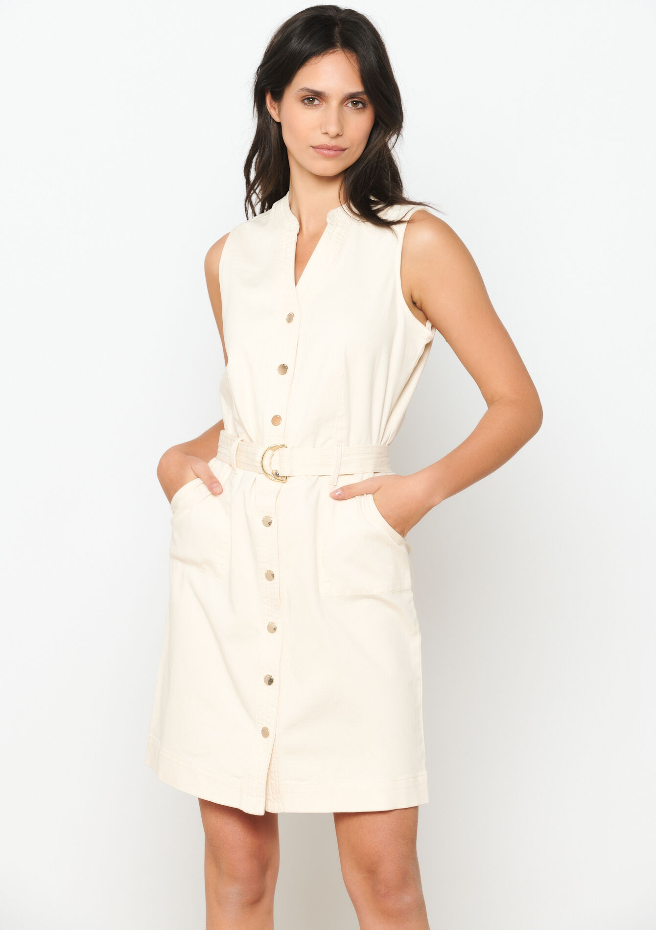 Robe sans manches - LT BEIGE - 1091346