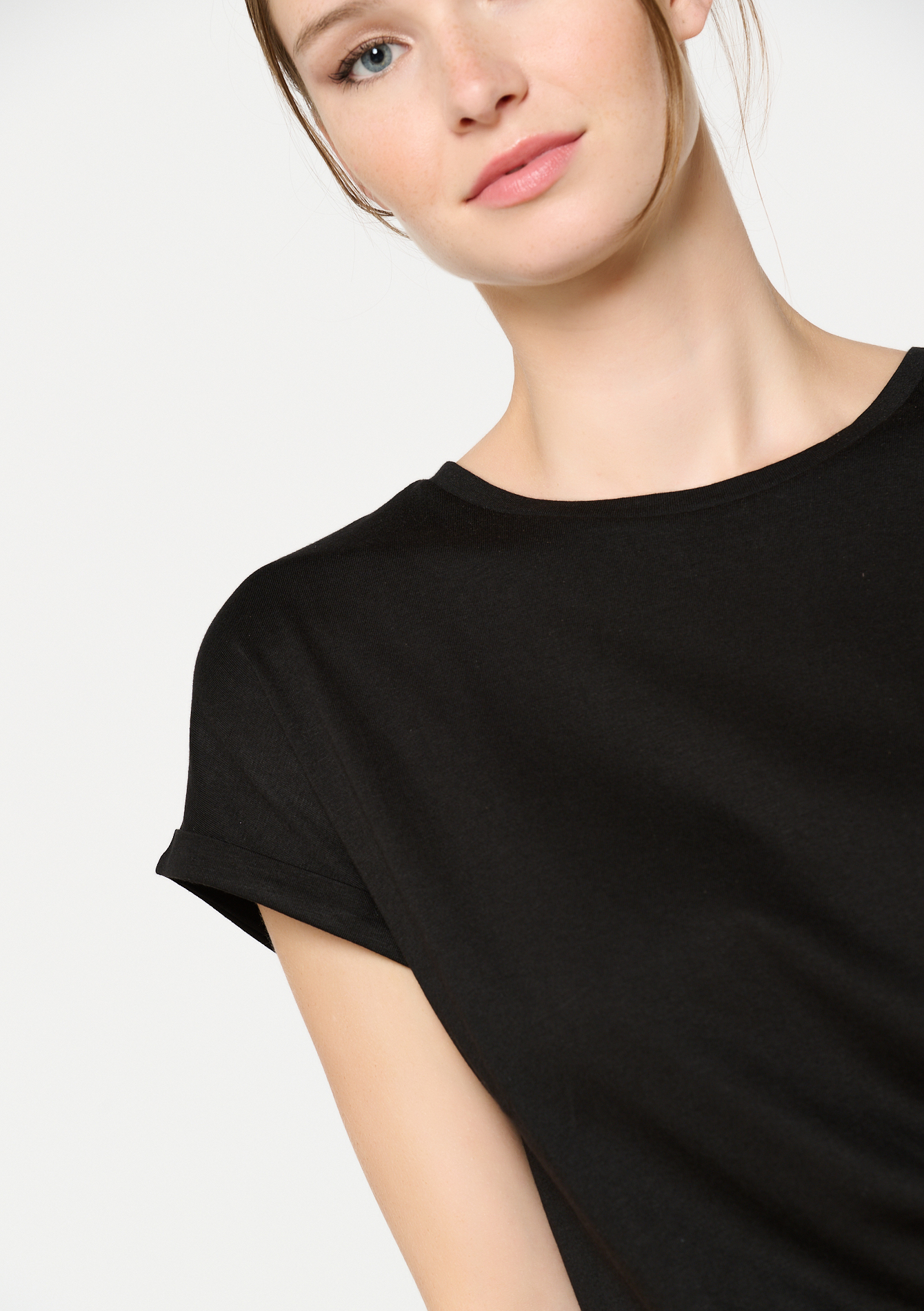 T-shirt à manches courtes, undefined - BLACK - undefined