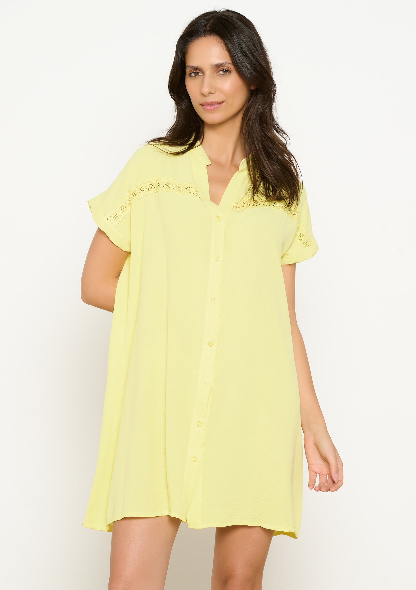 Breezy shirt dress, undefined - YELLOW PASTEL - undefined
