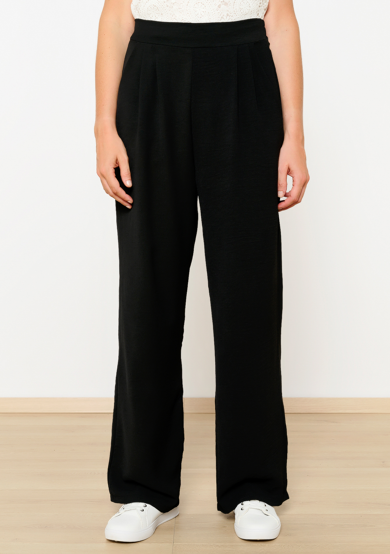 Pantalon évasé, undefined - BLACK - undefined