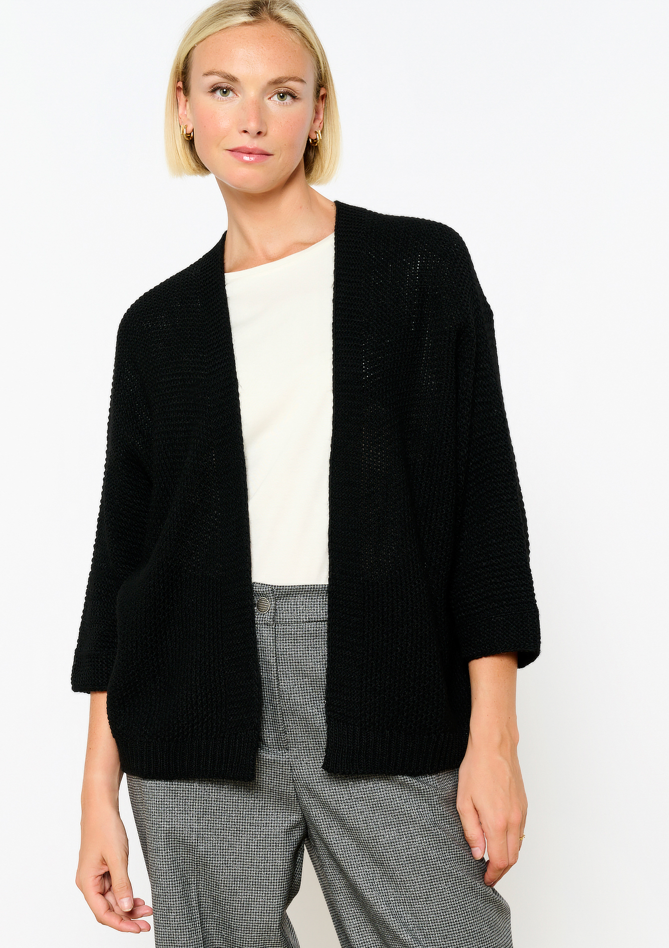 Cardigan ouvert, undefined - BLACK - undefined