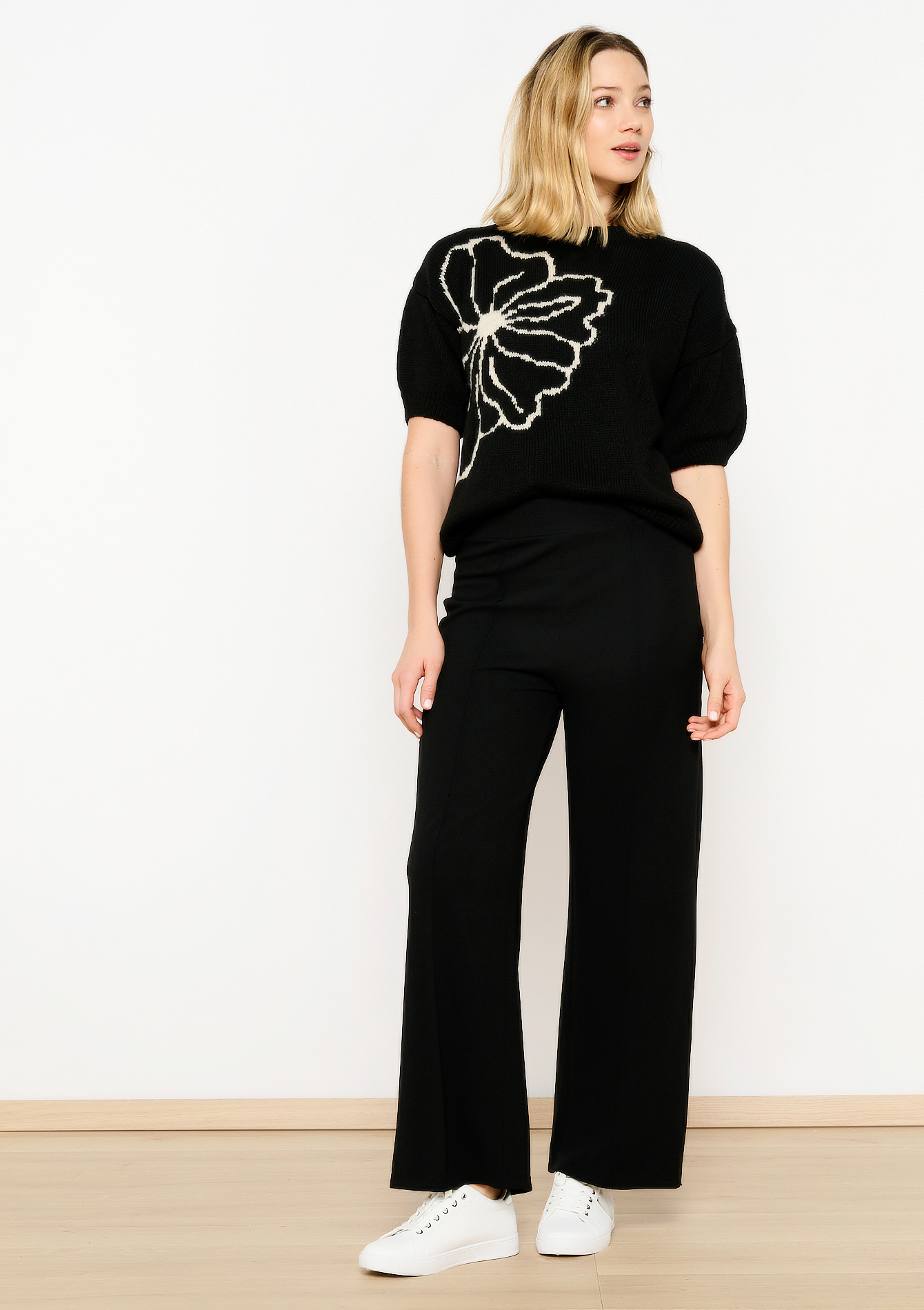 Pantalon fluide, undefined - BLACK - undefined