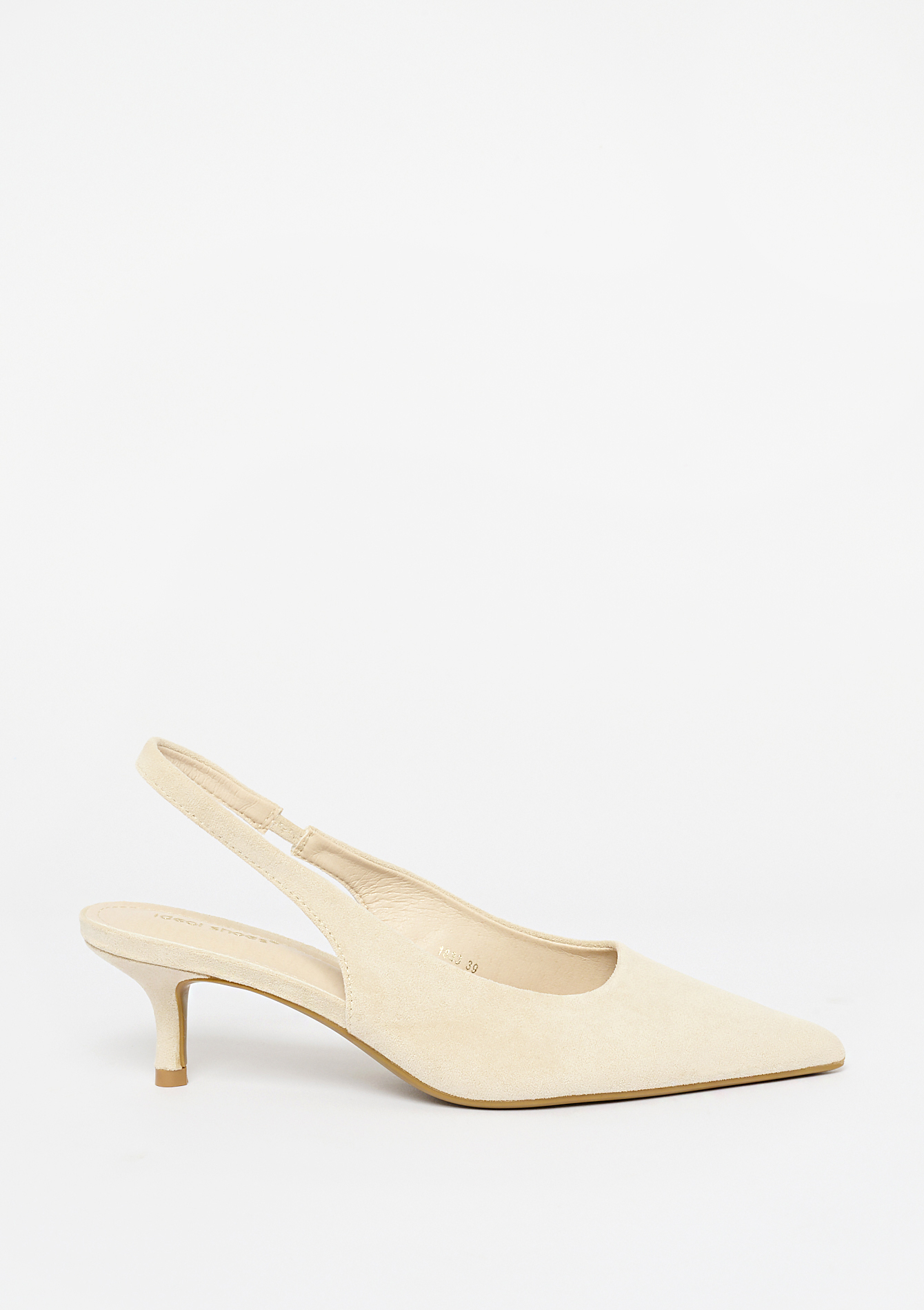 Escarpins en suédine, undefined - LT BEIGE - undefined
