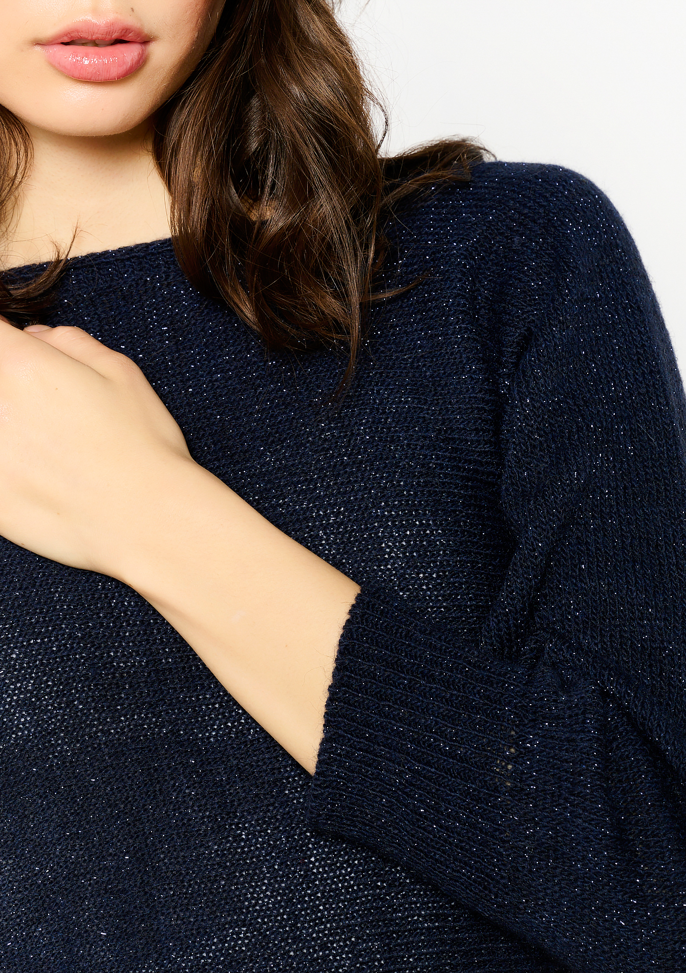Pullover à manches chauve-souris, undefined - NAVY BASIC - undefined