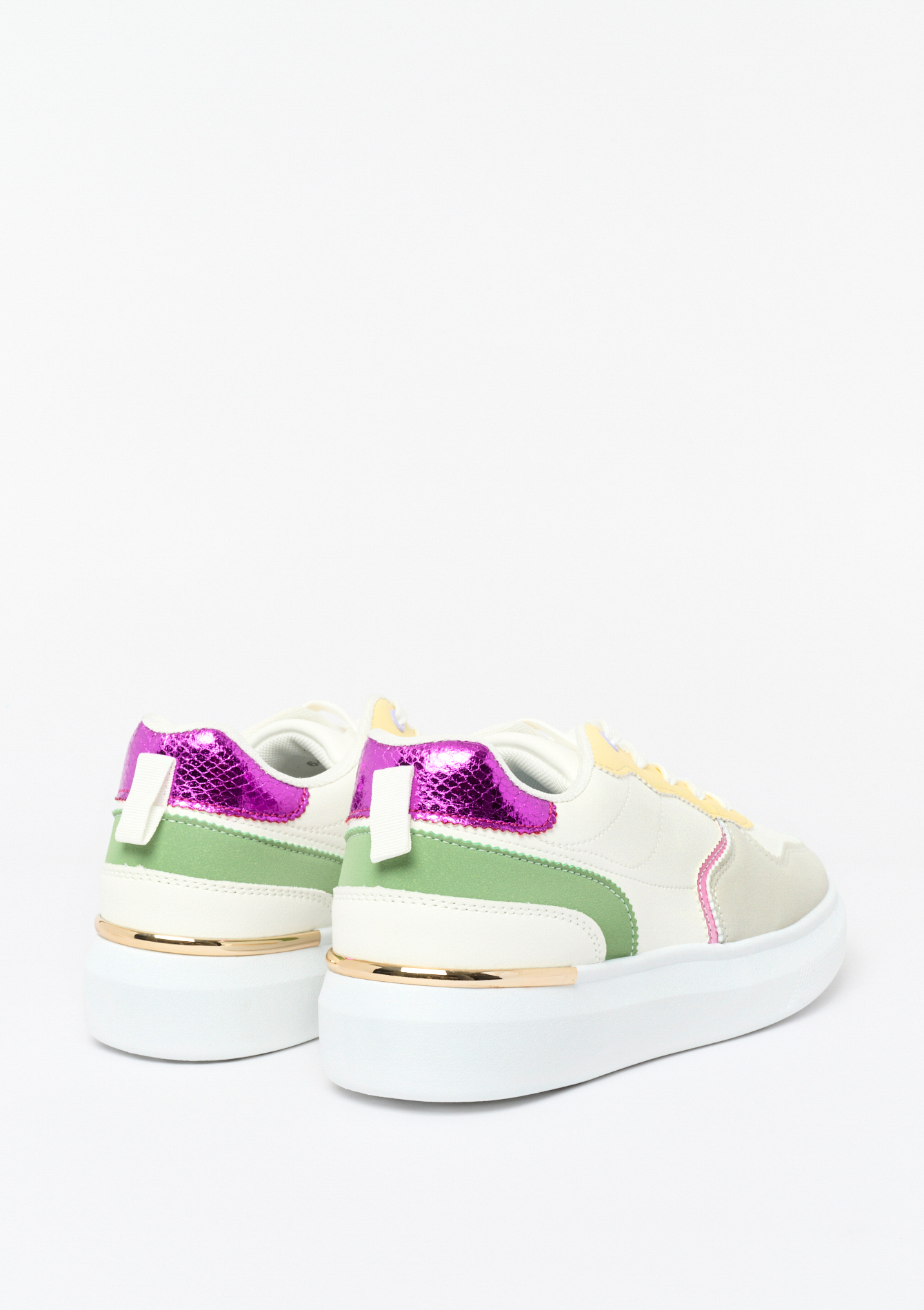 Baskets multicolores, undefined - LIGHT GREEN PASTEL - undefined