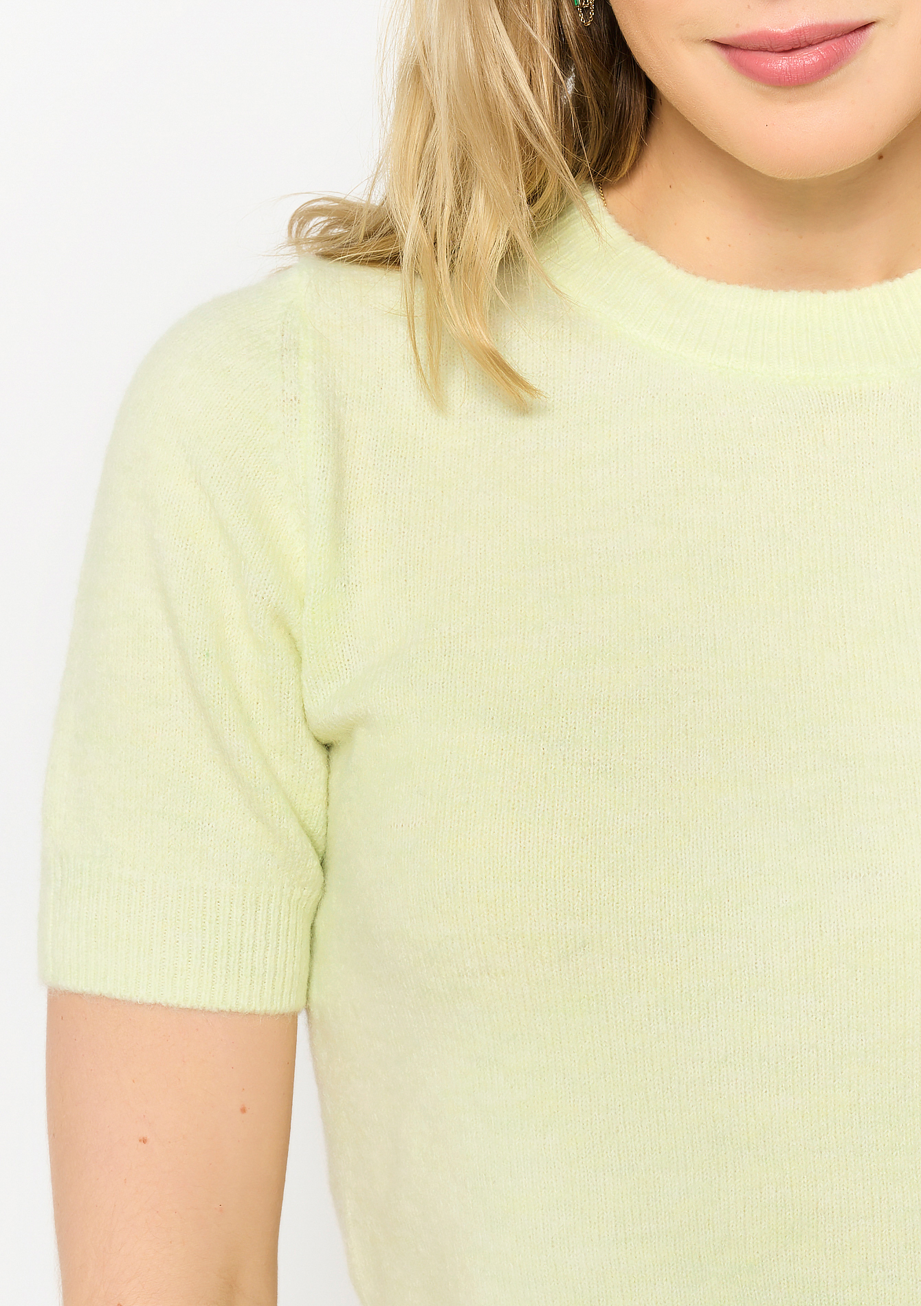 Pull à manches courtes, undefined - LIGHT GREEN PASTEL - undefined