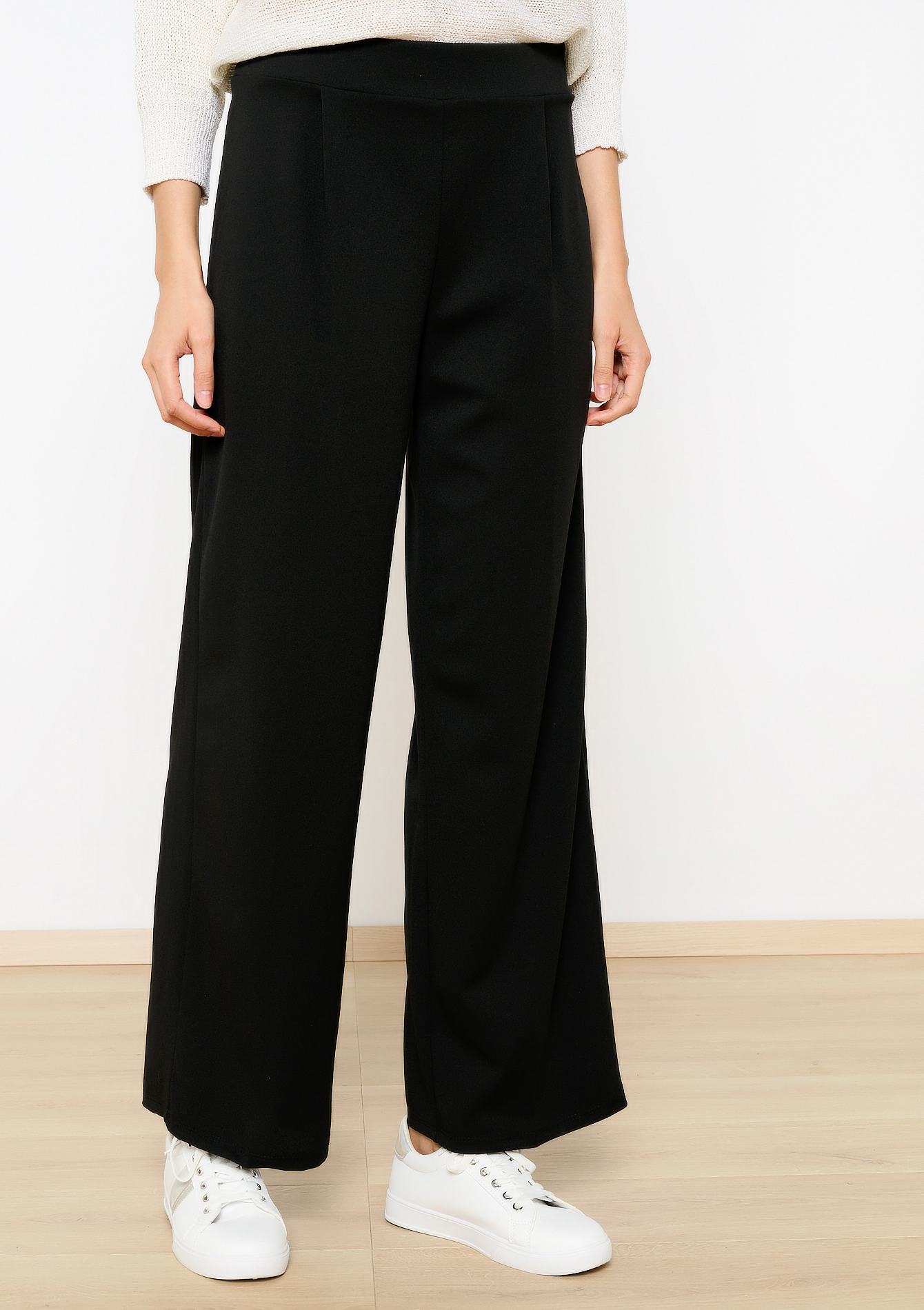 Pantalon évasé, undefined - BLACK - undefined