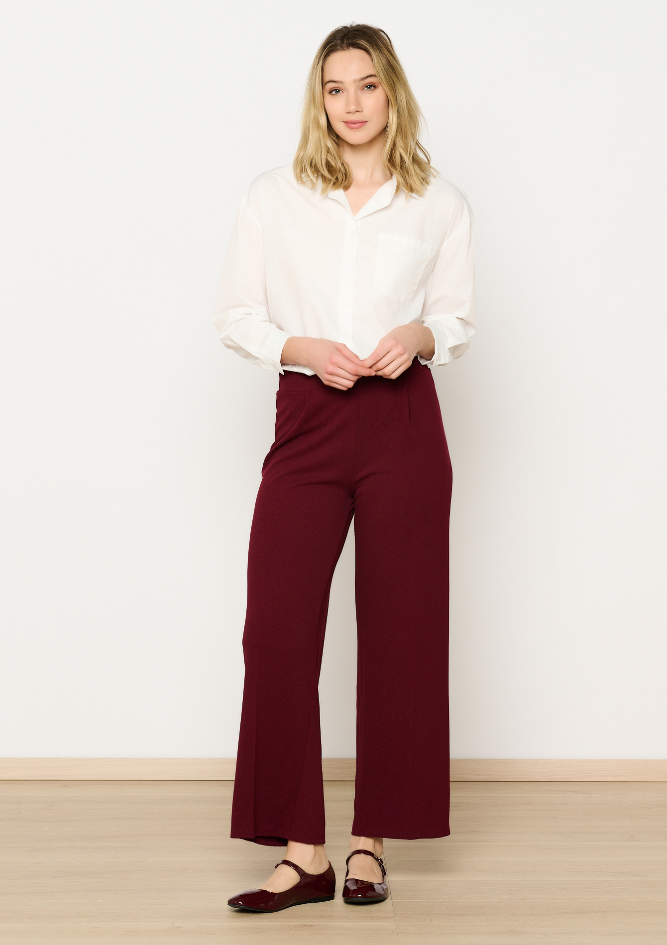Pantalon évasé, undefined - BORDEAUX WINE - undefined