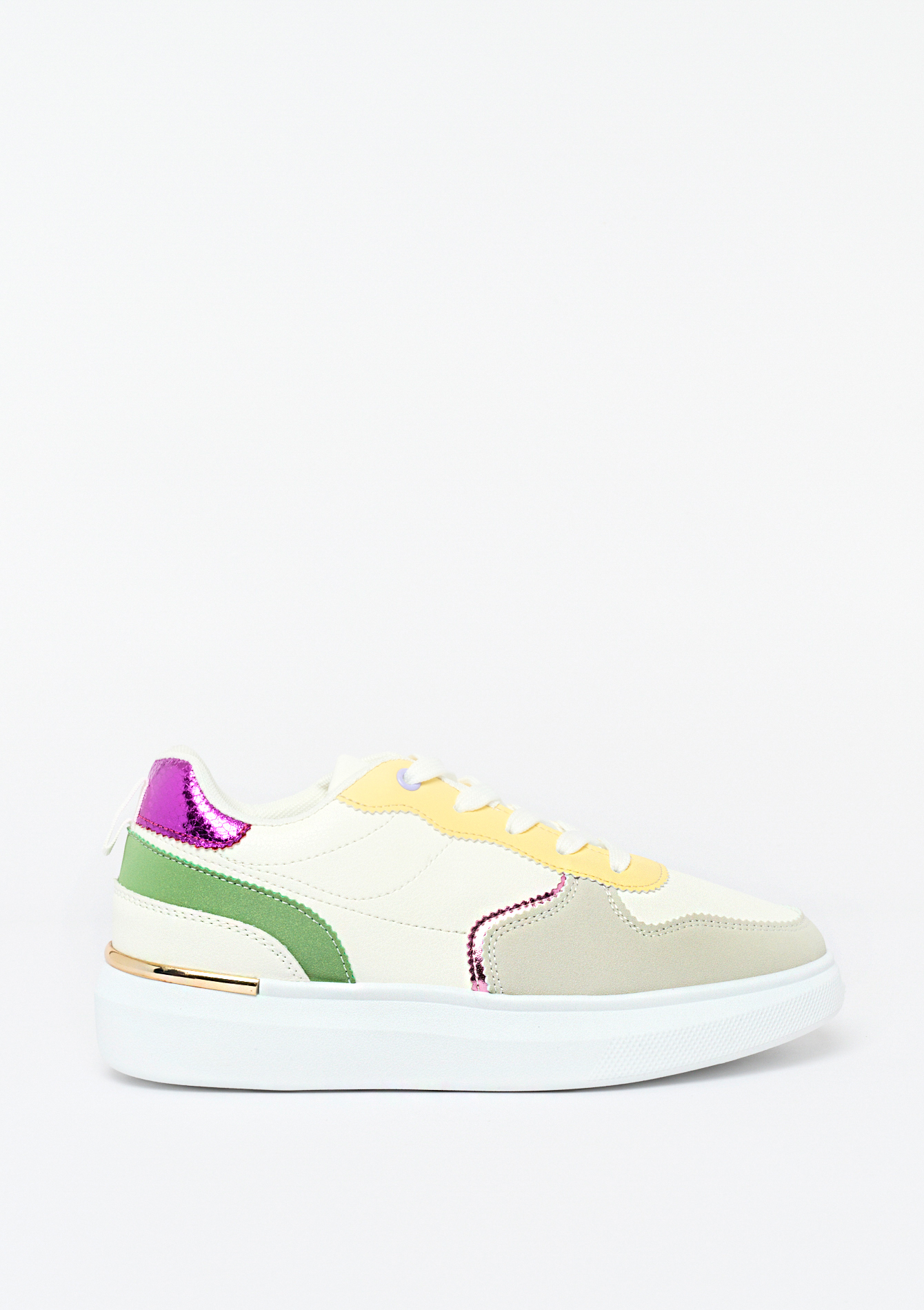 Baskets multicolores, undefined - LIGHT GREEN PASTEL - undefined