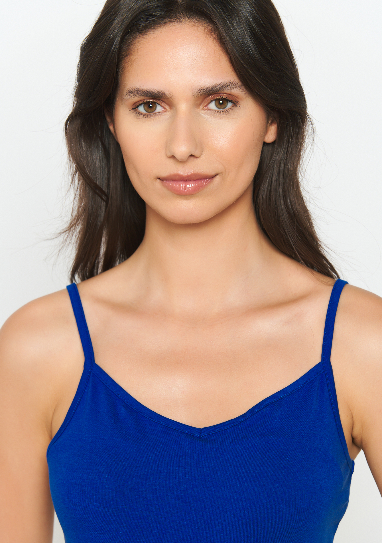 Top with spaghetti straps, undefined - ELECTRIC BLUE - undefined
