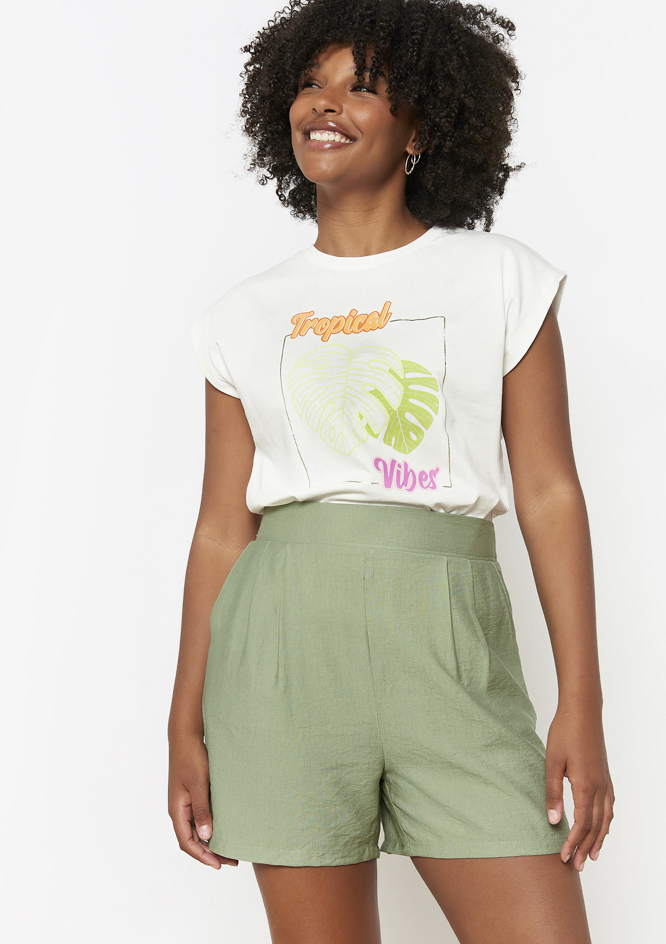 Short fludie, undefined - KHAKI FADED - undefined