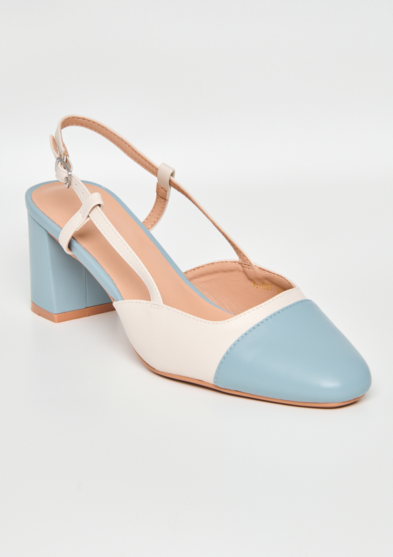 Escarpins en simili cuir, undefined - LIGHT BLUE - undefined