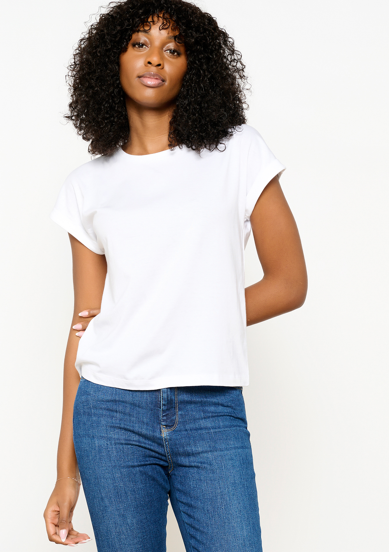 Basic T-shirt, undefined - OPTICAL WHITE - undefined